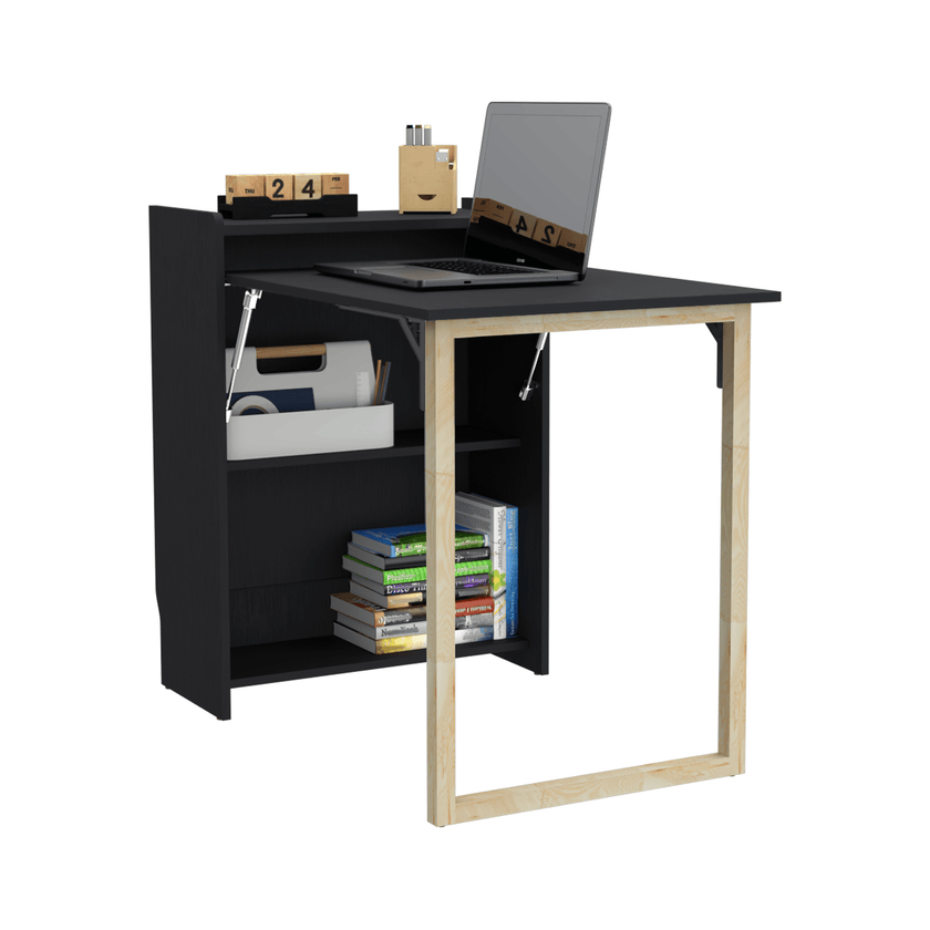 Escritorio Plegable Lesli 85X63X30 Rta Wengue N/A