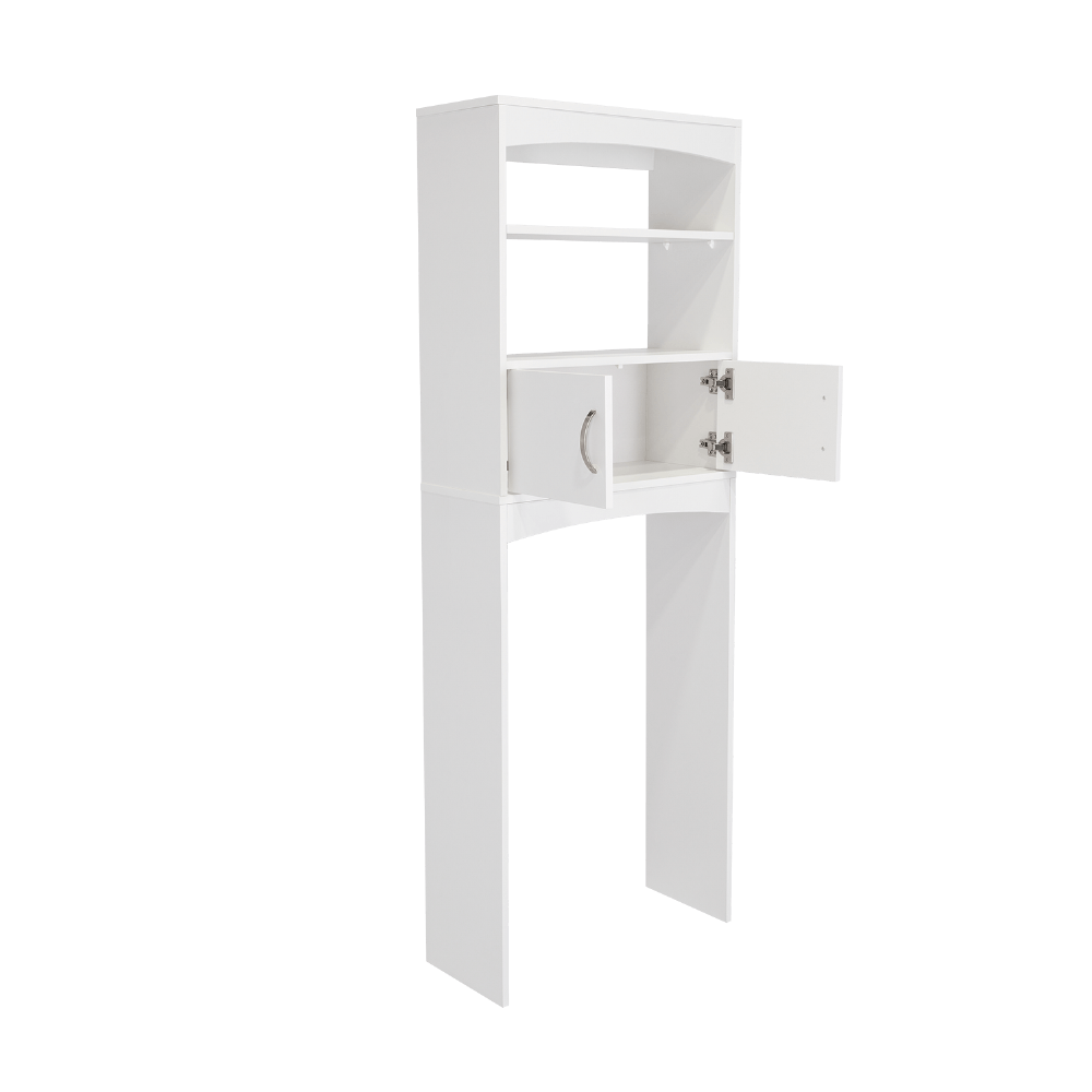Mueble Ahorrador De Espacio Para Baño Malta Rta Blanco