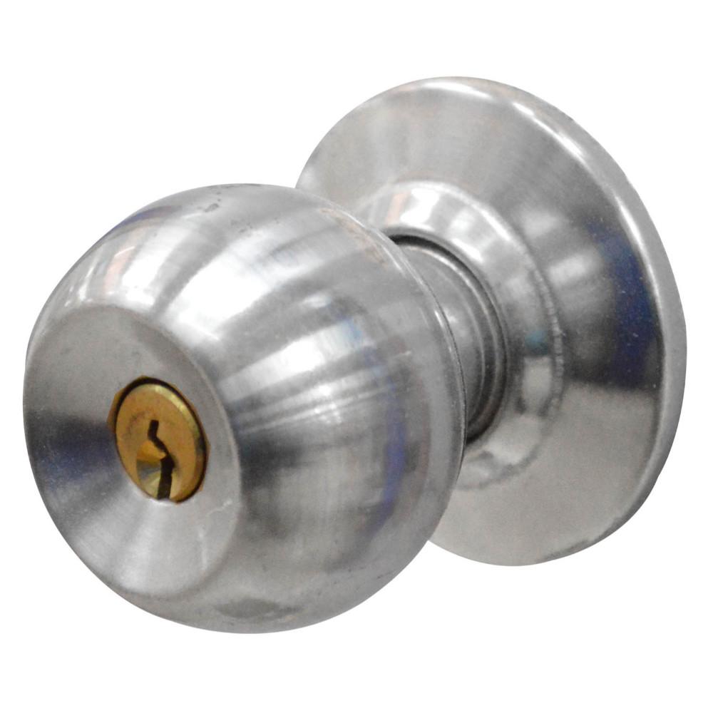 Chapa Bola Alcoba Pmetalico Uduke Acero Inox Color Satinada 5871Ss Ht20179