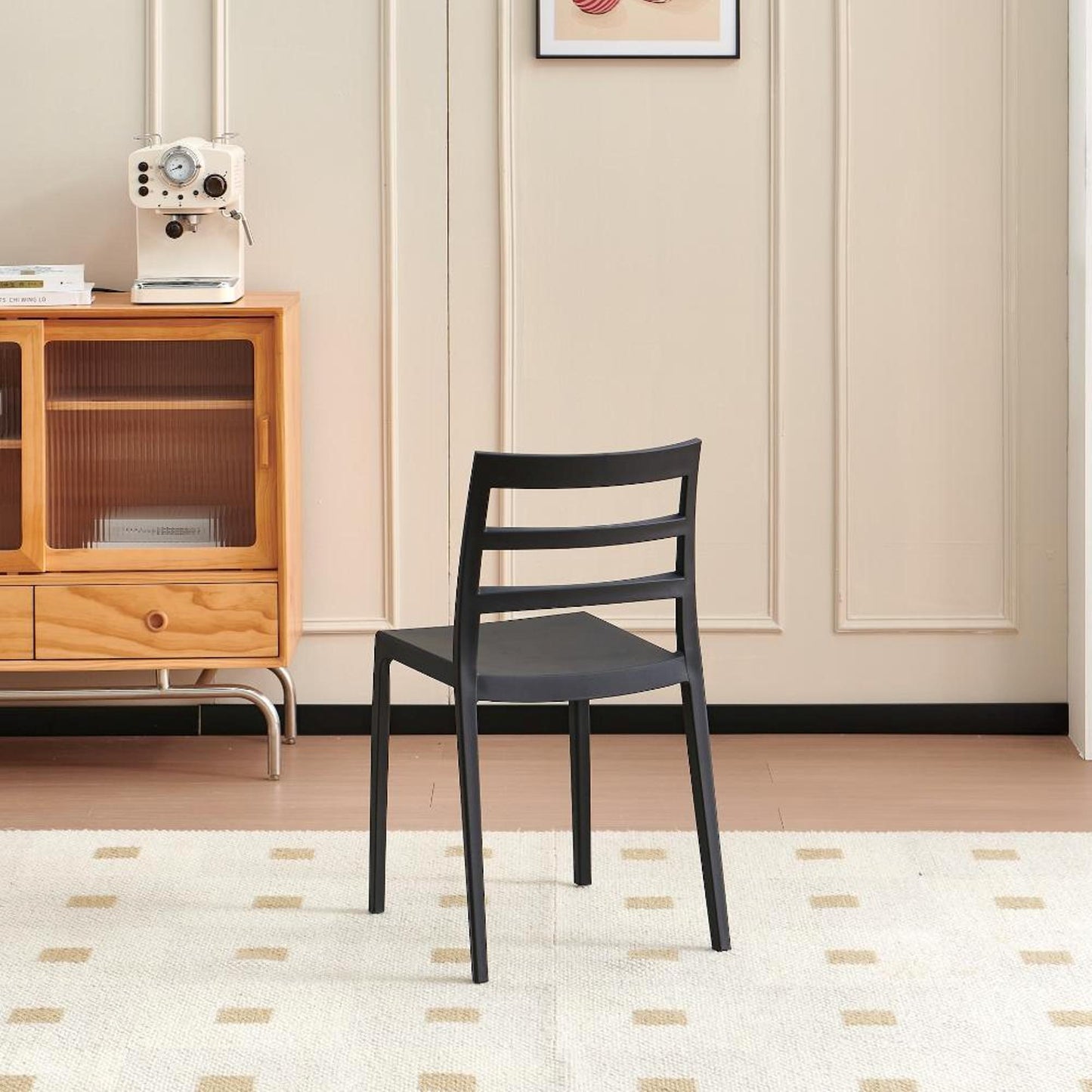 Silla New York 79X39X41 Rta Negro