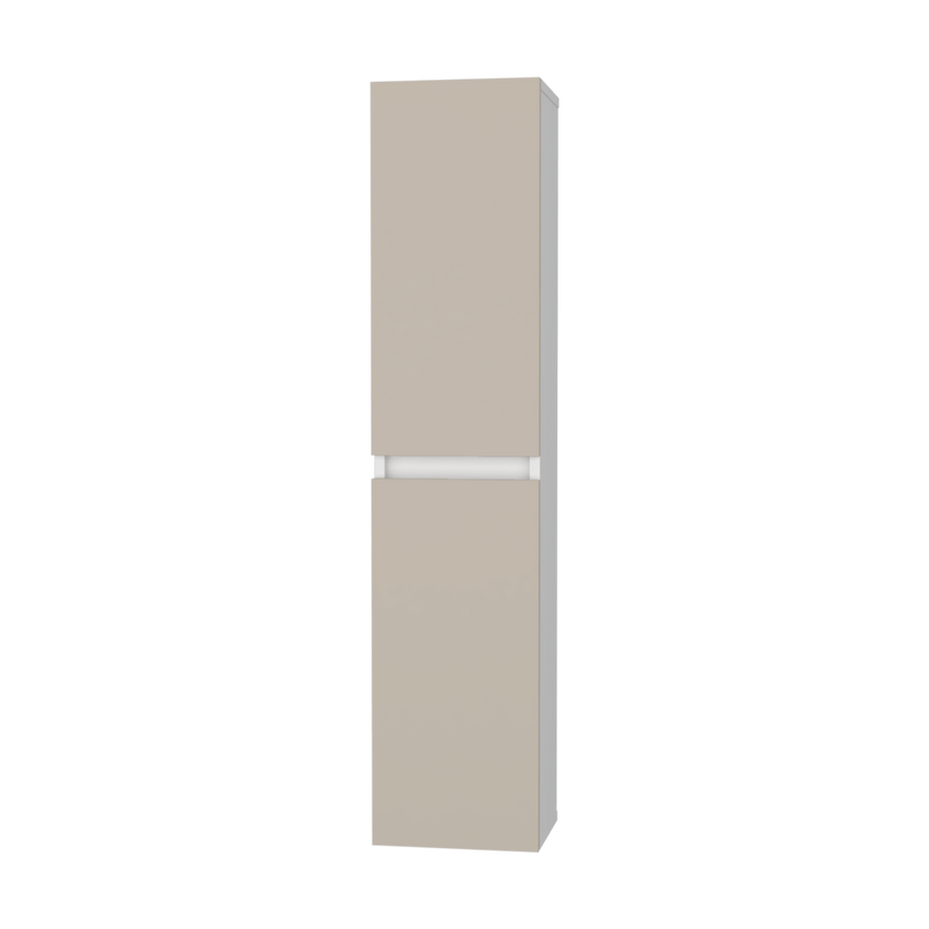 Armario De Pared Dos Puertas 110X25X21 Rta Capri Blanco Zf