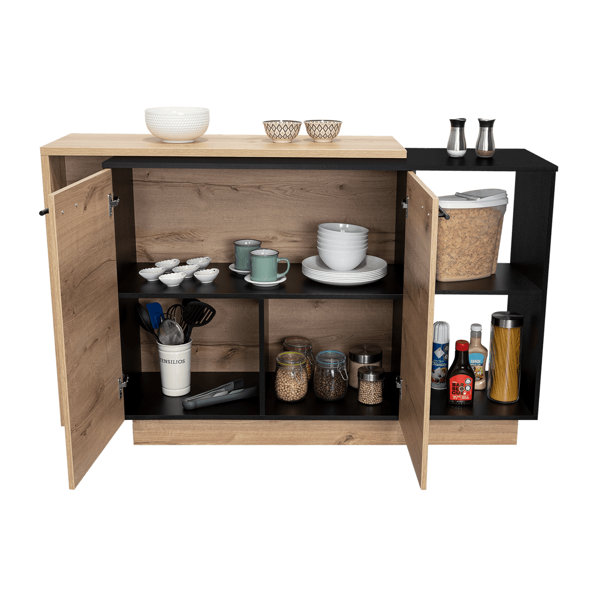 Isla De Cocina Sicilia 90X150 Rta Wengue Duna N/A