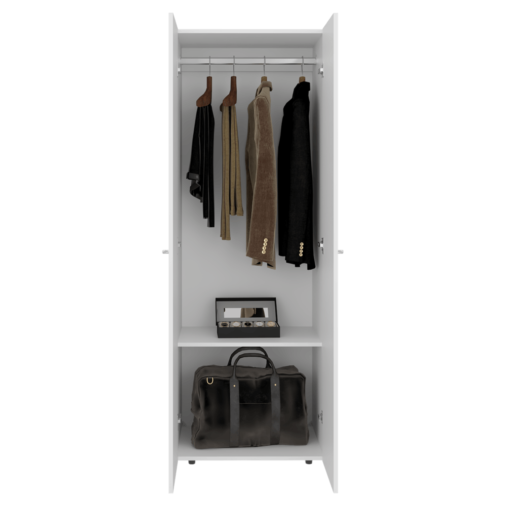 Closet 2 Puertas E1 Tuhogar 170X60X40 Rta Blanco Zf