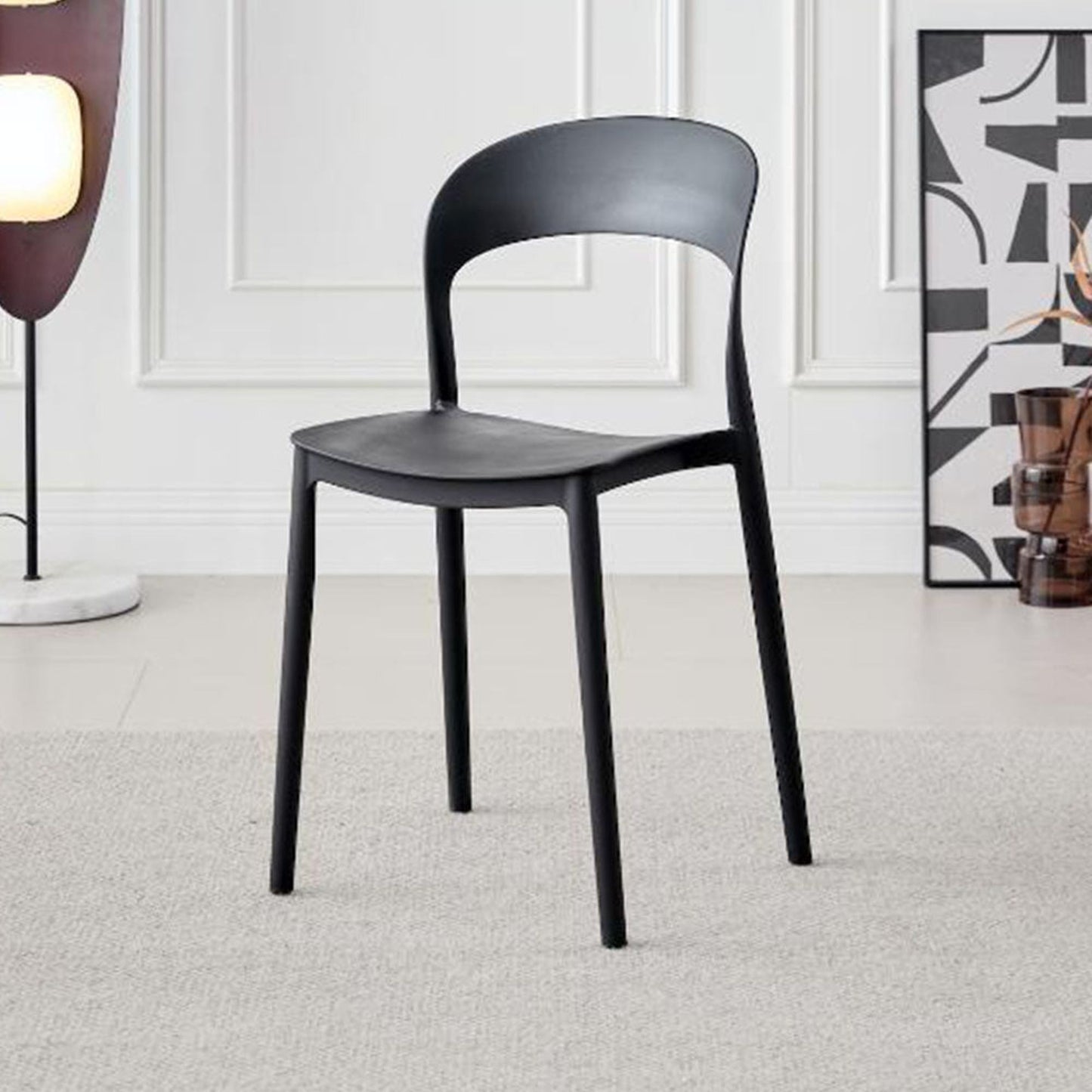 Silla Patrick 77X44X47 Rta Negro