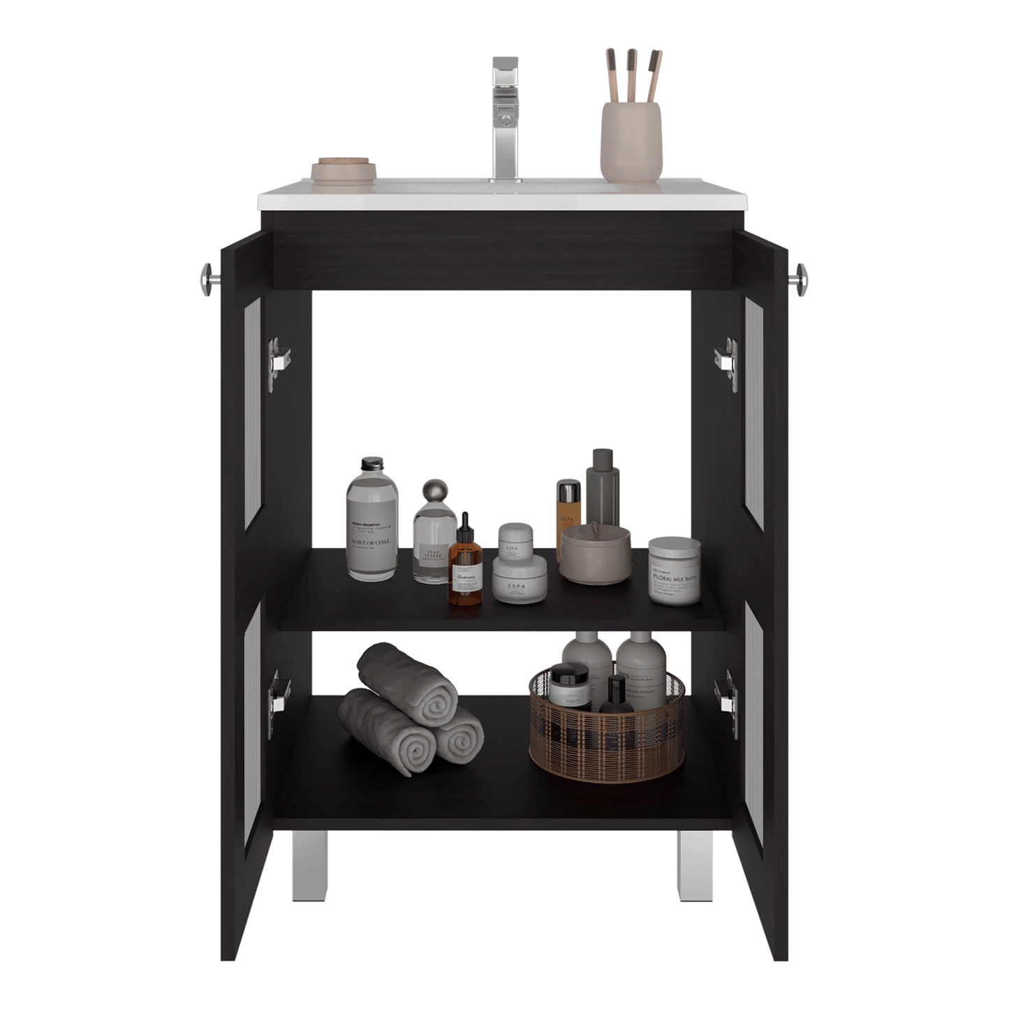 Mueble Lavamanos Haysi 86X59X44 Rta Wengue Zf