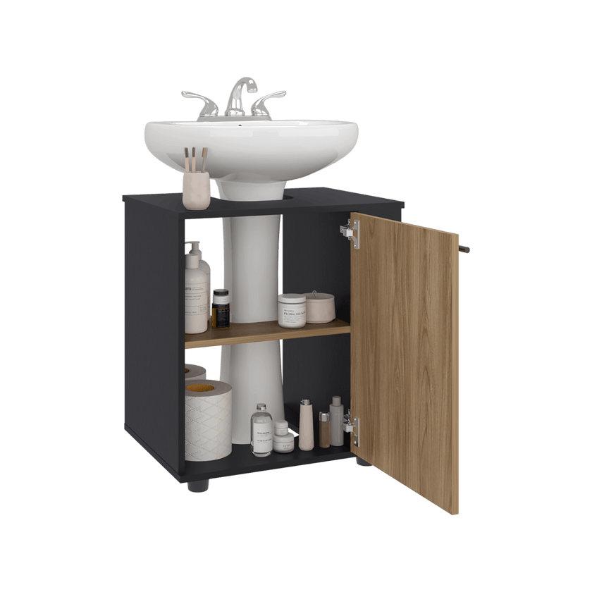 Mueble Lavamanos De Pedestal Phillips 62X56X41 Rta Wengue Fresno