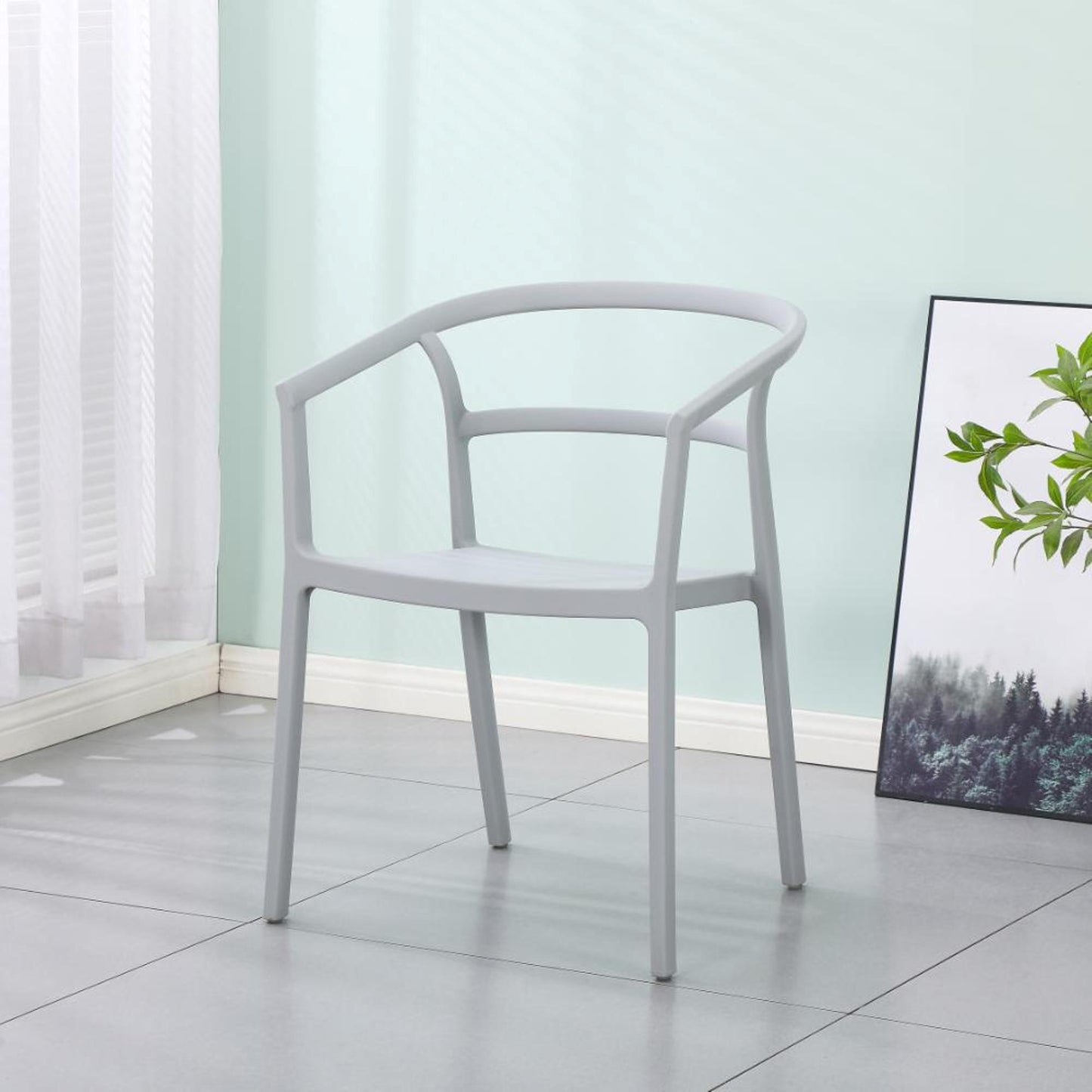 Silla Porto 75X56X53 Rta Gris