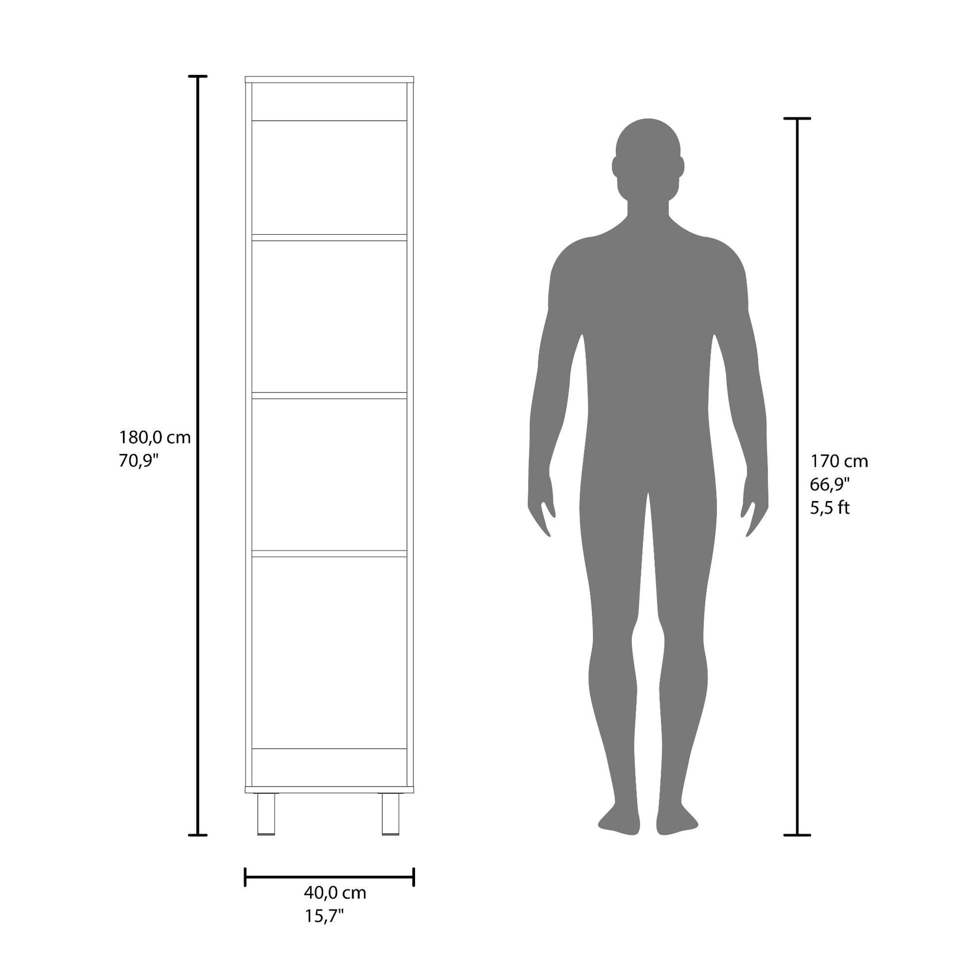 Mueble De Almacenamiento Vintro 180X40X31 Rta Kronos Wengue Zf