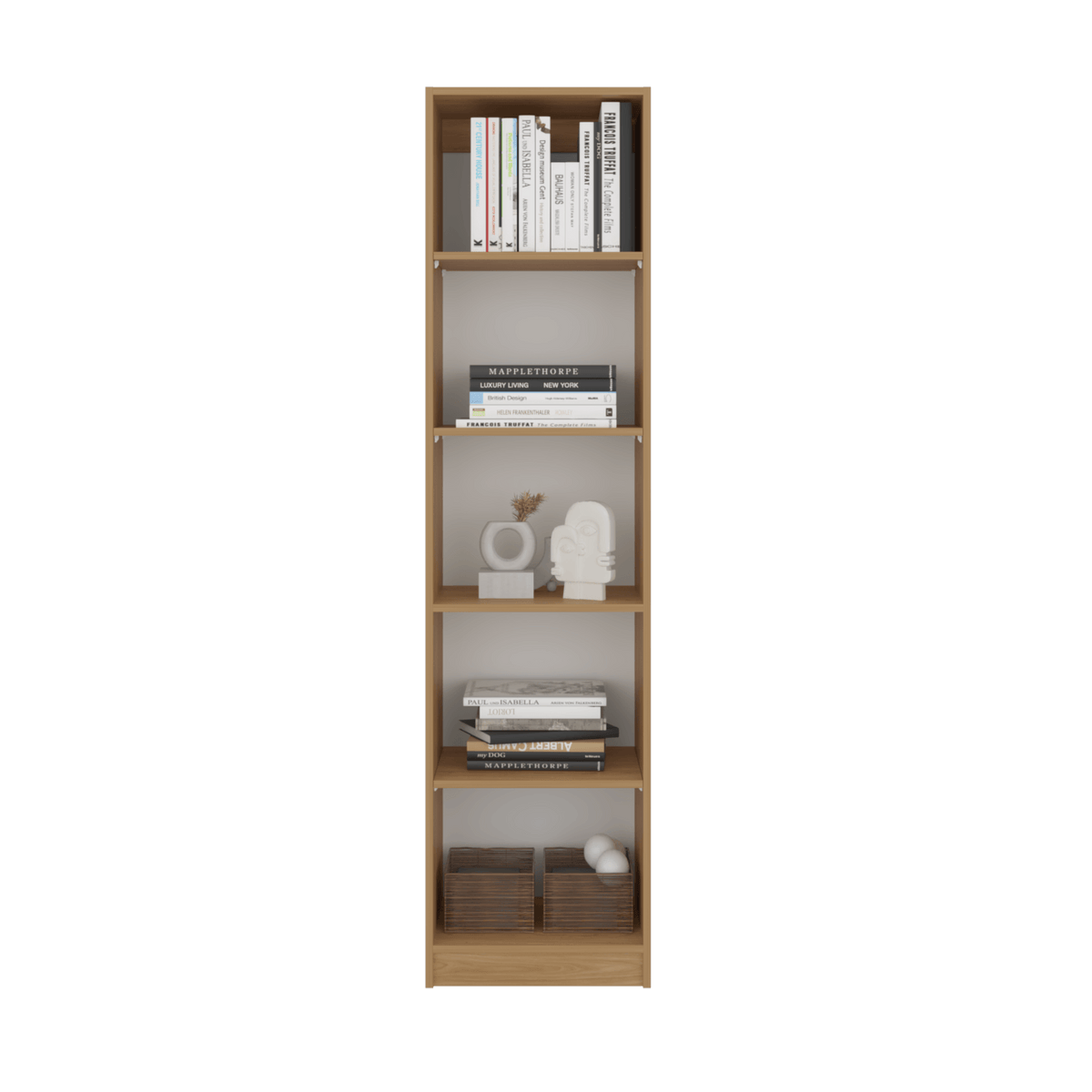 Estante Home E2 5 Espacios 180 X 45 Rta Macadamia Blanco N/A