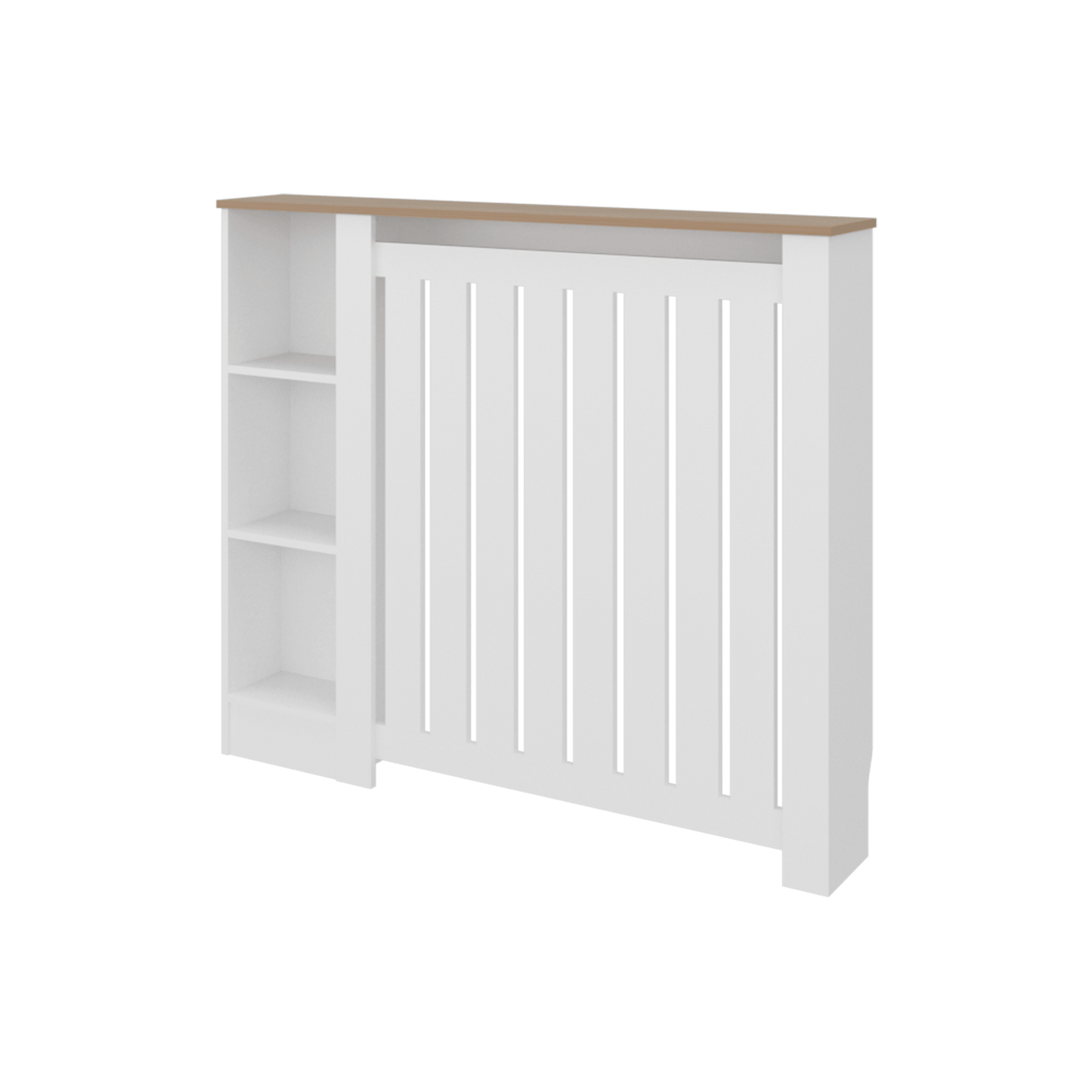Mueble Auxiliar Radiador Joseph 105X122X20 Rta Blanco Fresno Zf