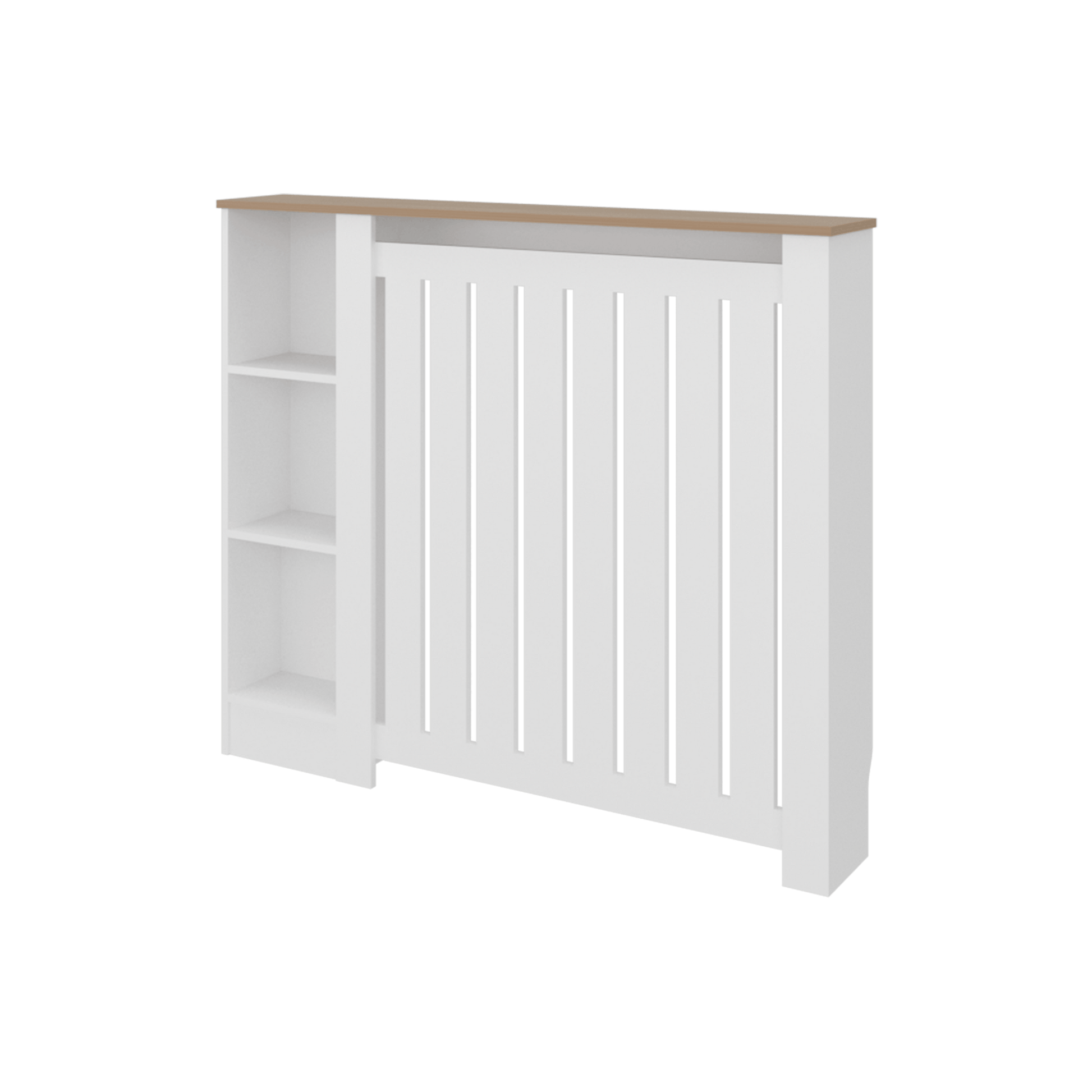Mueble Auxiliar Radiador Joseph 105X122X20 Rta Blanco Fresno Zf