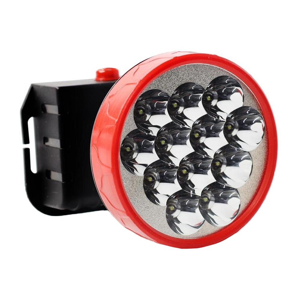 Linterna Mineromanos Libres 12 Led Ref Sjk68337Recargable Ht30447