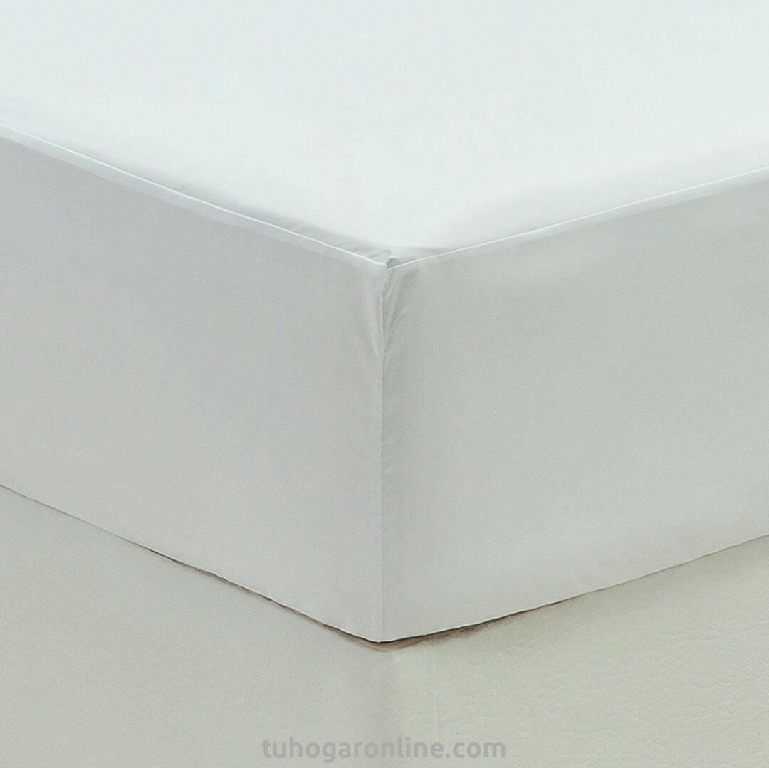 Protector Para Colchon Blanco Antifluido