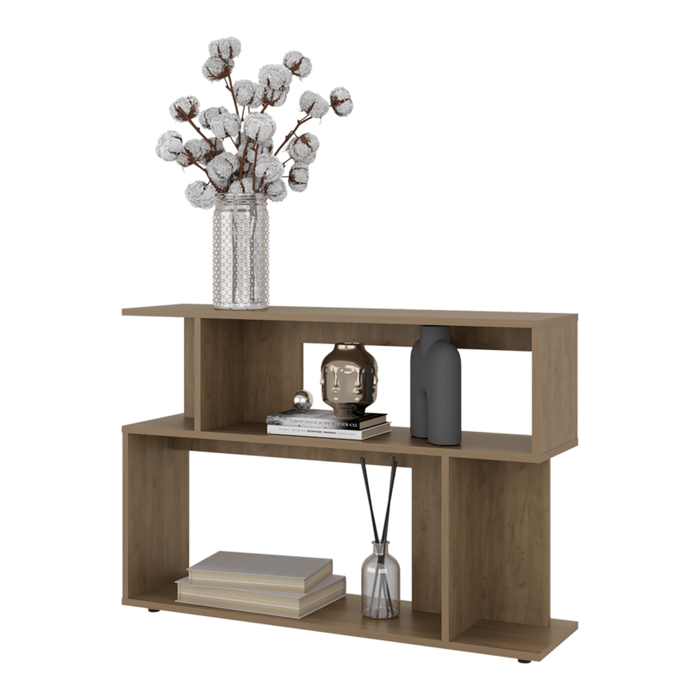 Mesa De Sofá Asimetrica 66X95X25 Rta Fresno Europo Zf
