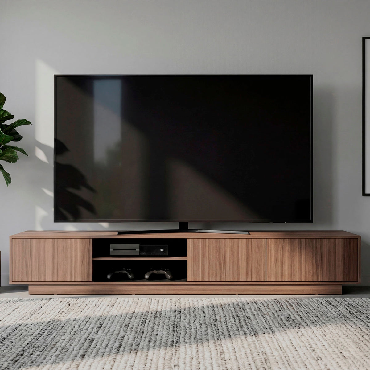 Rack Tv Maldivas 40X230X43 Rta Avellana Wengue