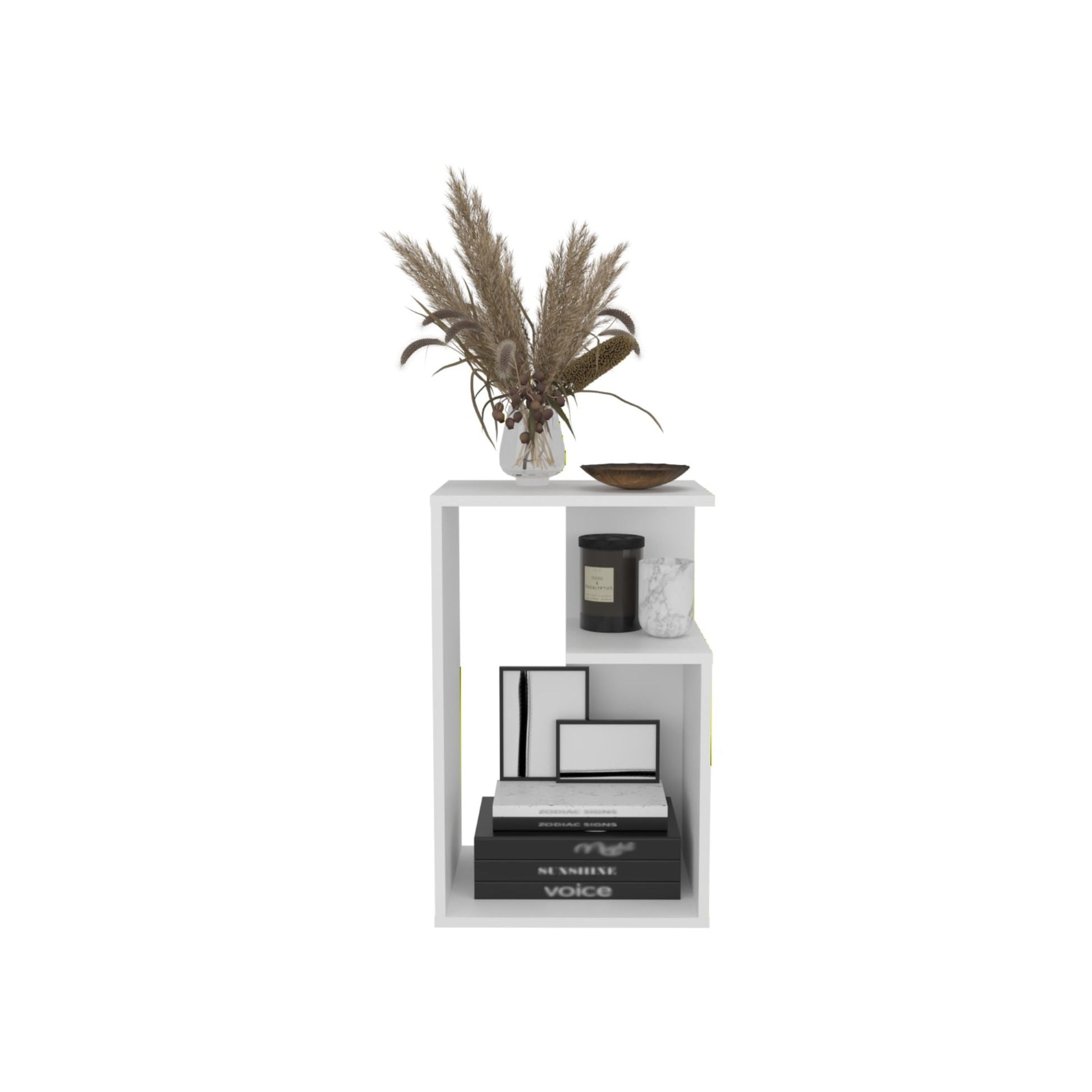 Mesa Auxiliar Everett 63X39X30 Rta Blanco