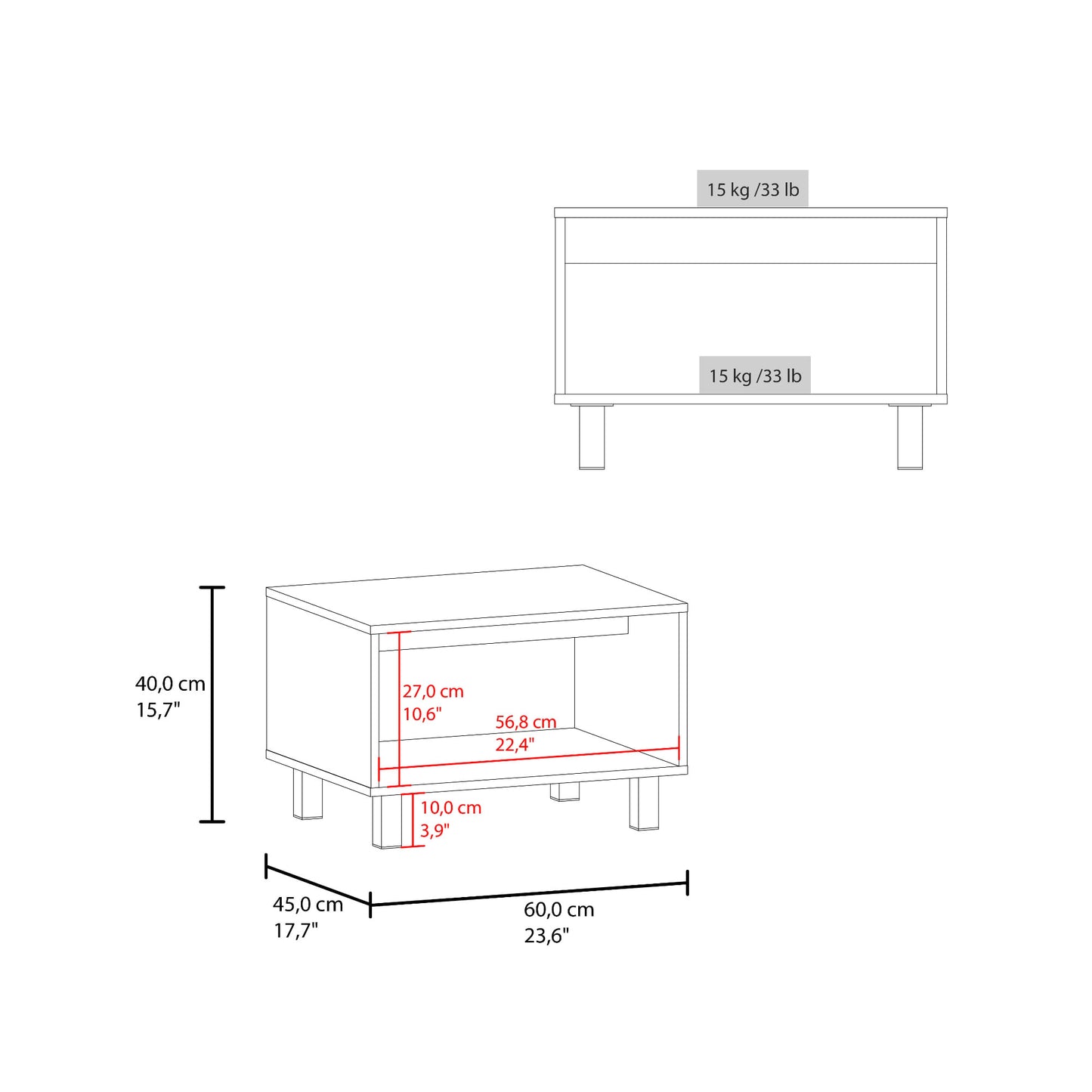 Combo Rack + Mesa De Centro Eclipse Rta Blanco Zf