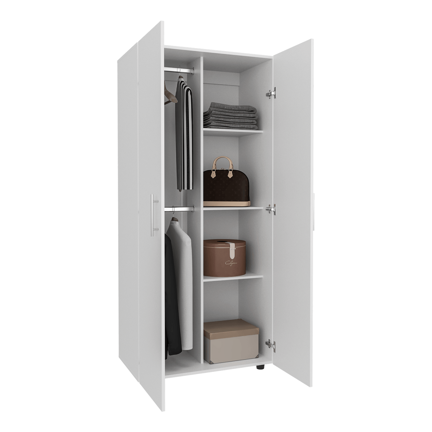 Closet Tera 180X80X48 Rta Blanco Mqz