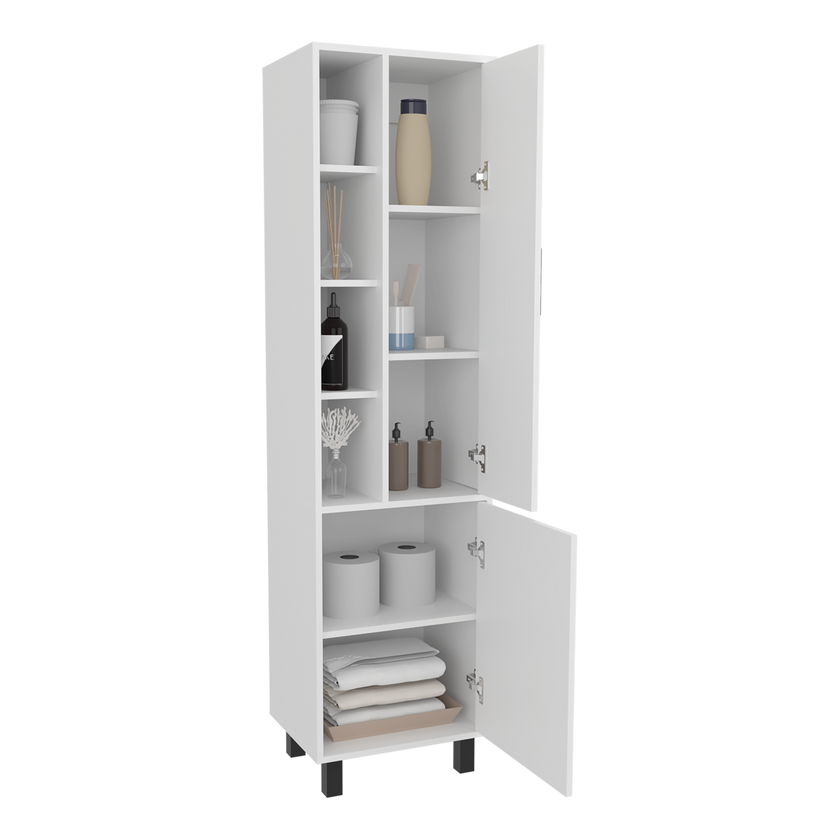 Mueble Alacena Stanton 173X45X35 Rta Blanco Zf
