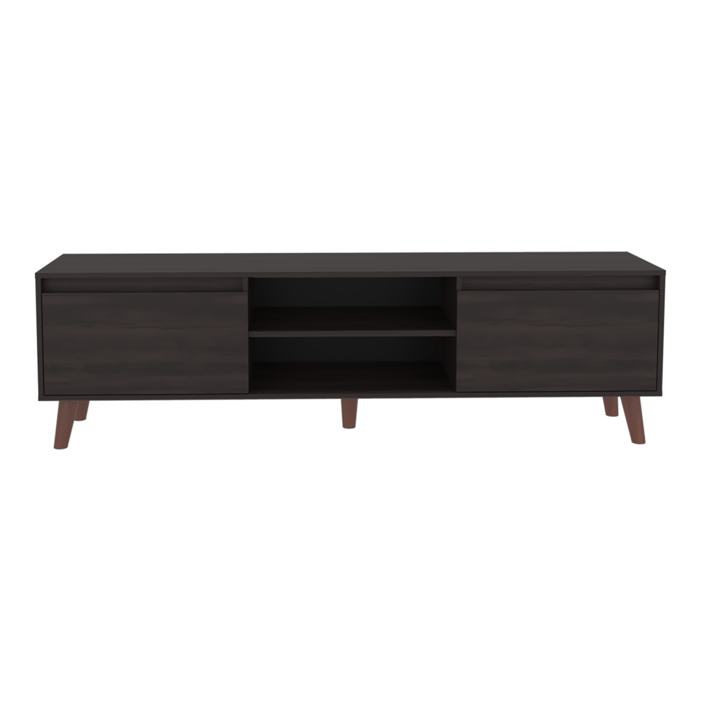 Mueble De Tv Polaris 75" 52X180X39 Rta Nogal Zf