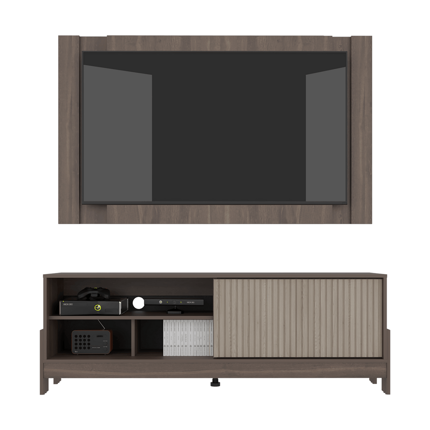 Mueble De Entretenimienro Obell 65 55X157X36 Rta Milan Roble Natural