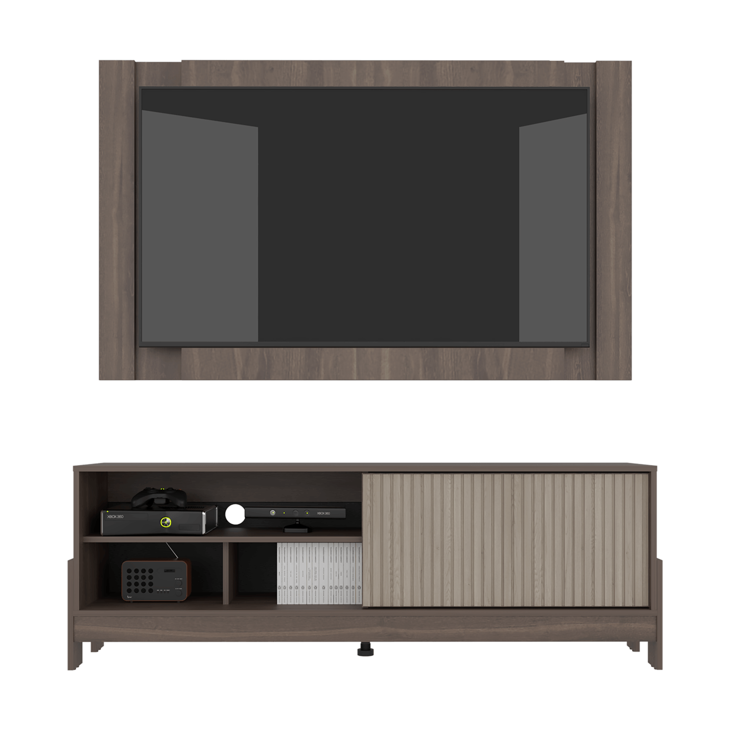 Mueble De Entretenimienro Obell 65 55X157X36 Rta Milan Roble Natural