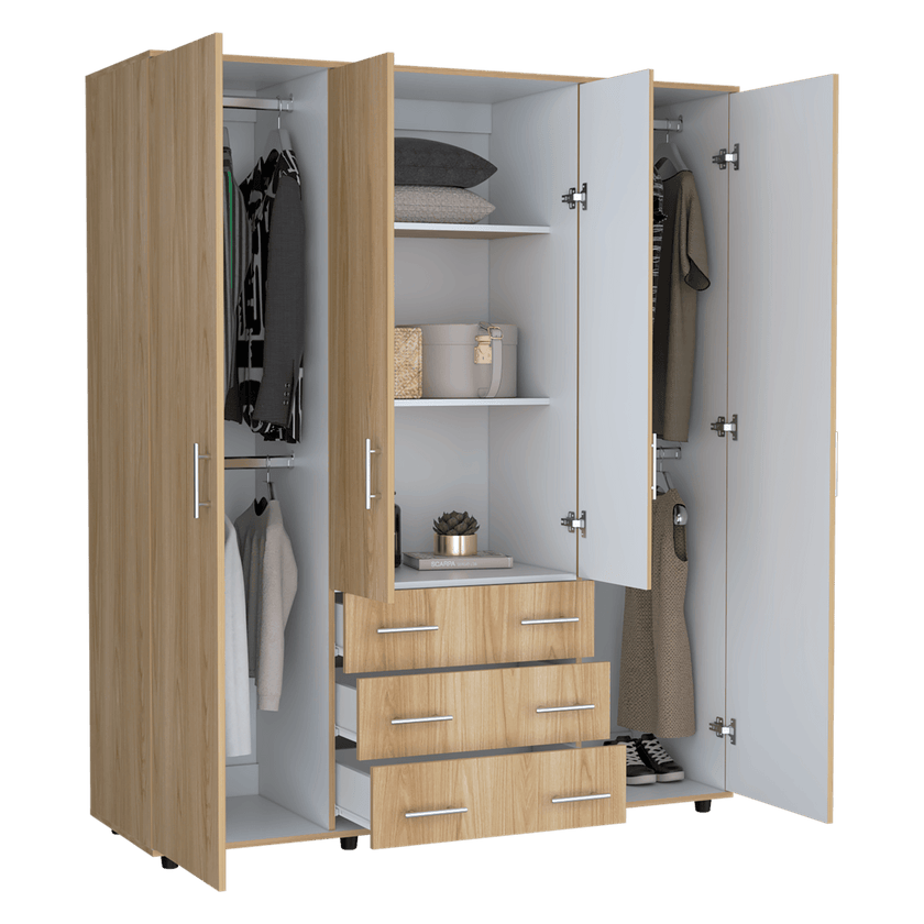 Closet Fontan 179X150X49 Rta Fresno Blanco