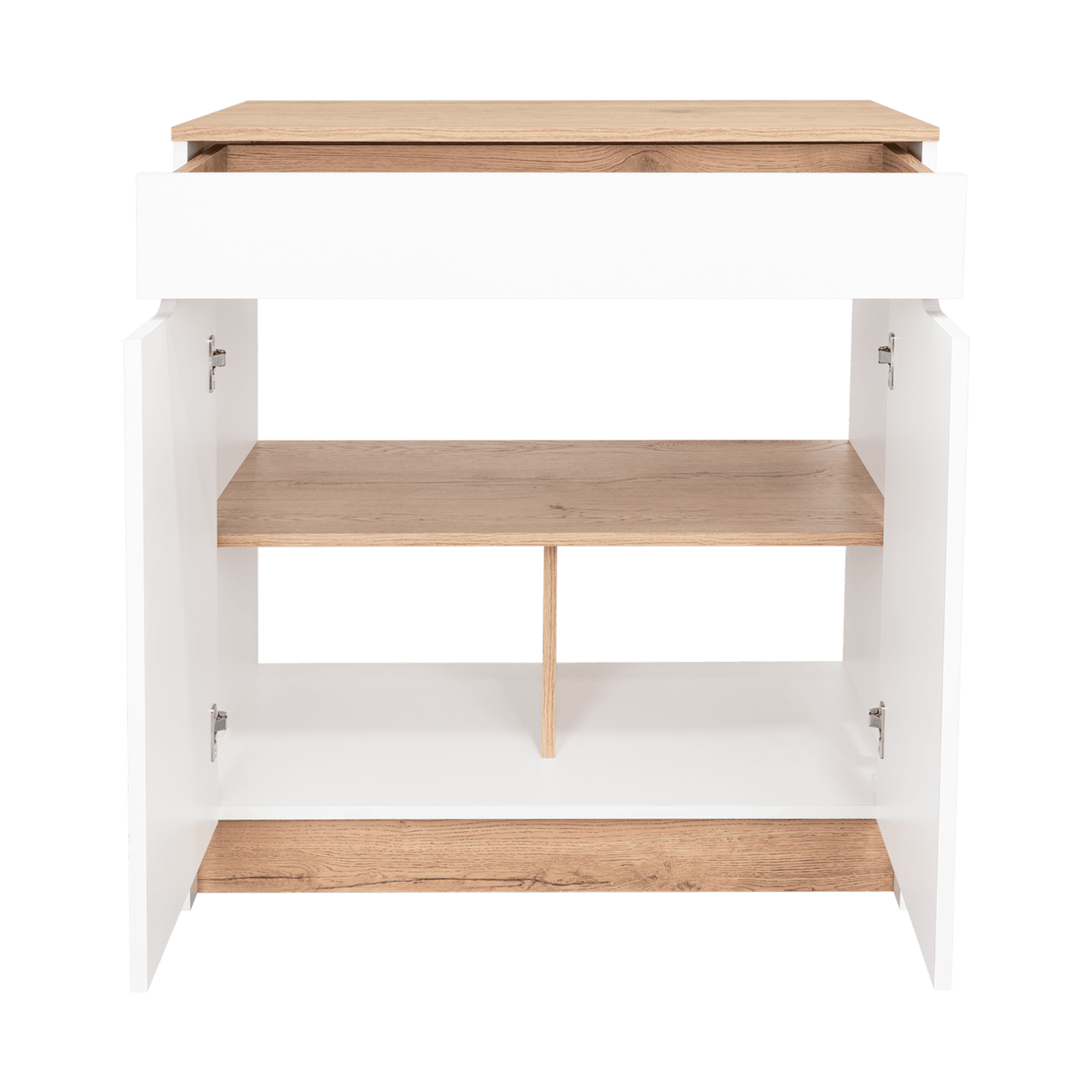 Mueble Inferior Cocina Soler 89X80 Rta Blanco Macadamia