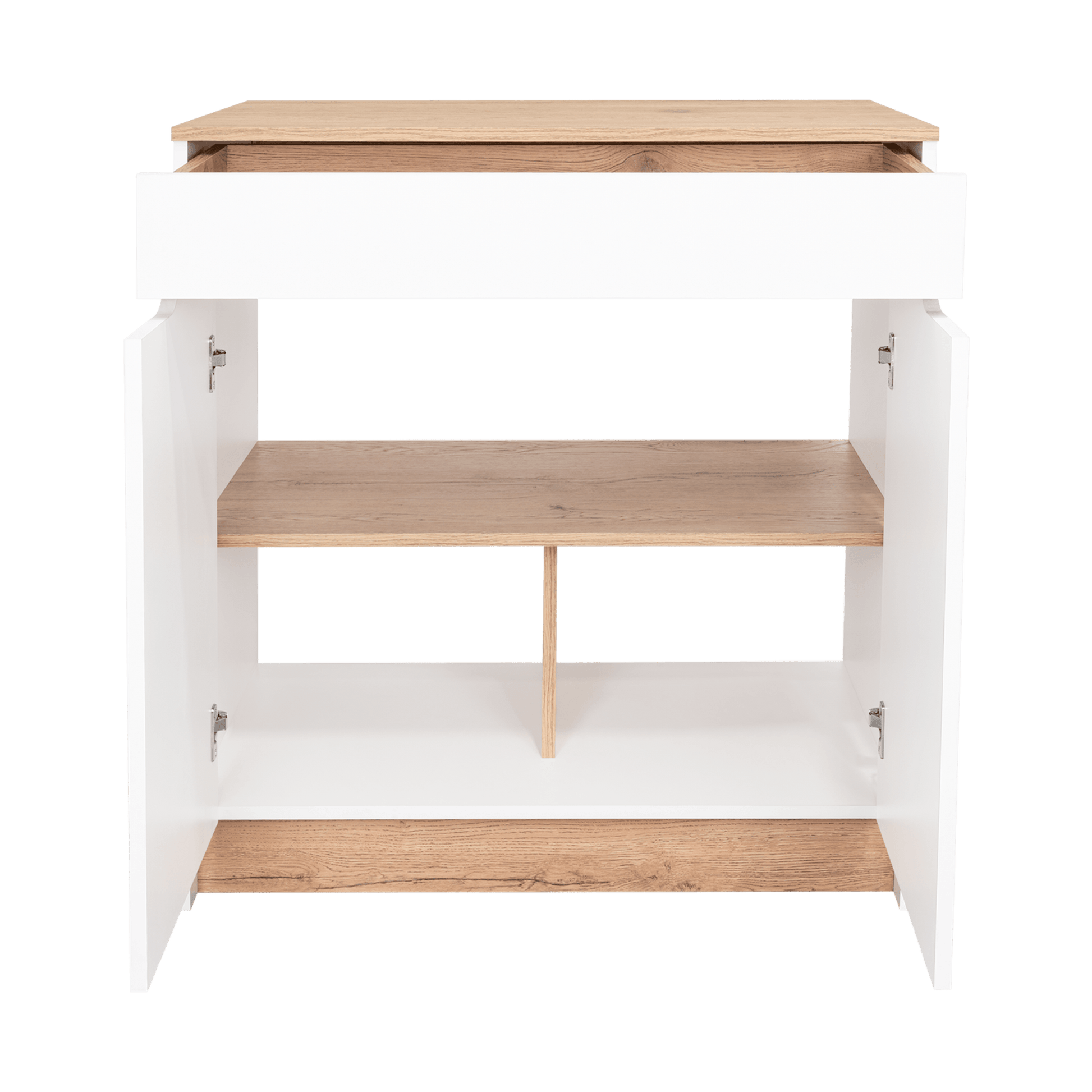 Mueble Inferior Cocina Soler 89X80 Rta Blanco Macadamia