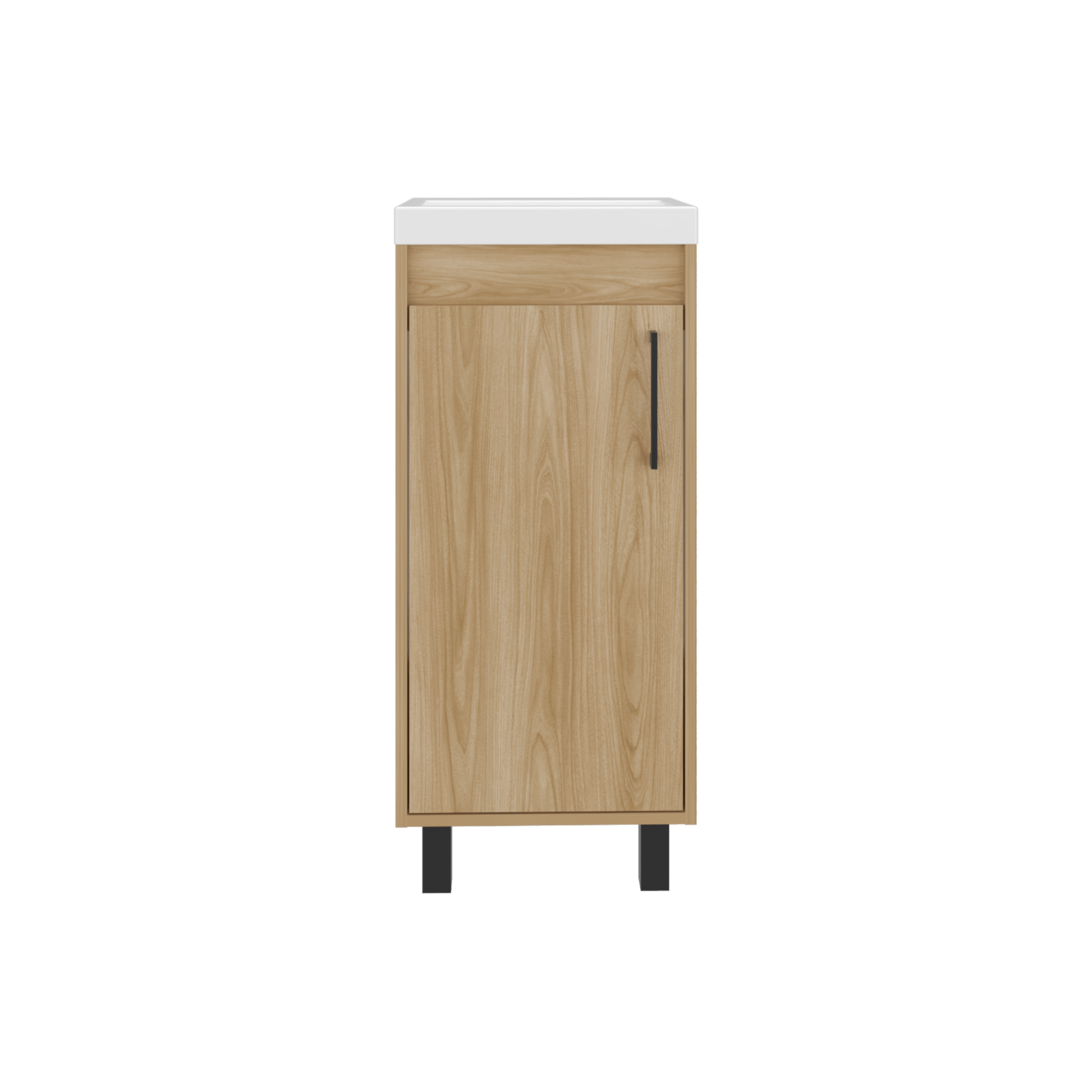 Mueble Para Lavamanos Oxford 86X39X32 Rta Fresno Eu Zf