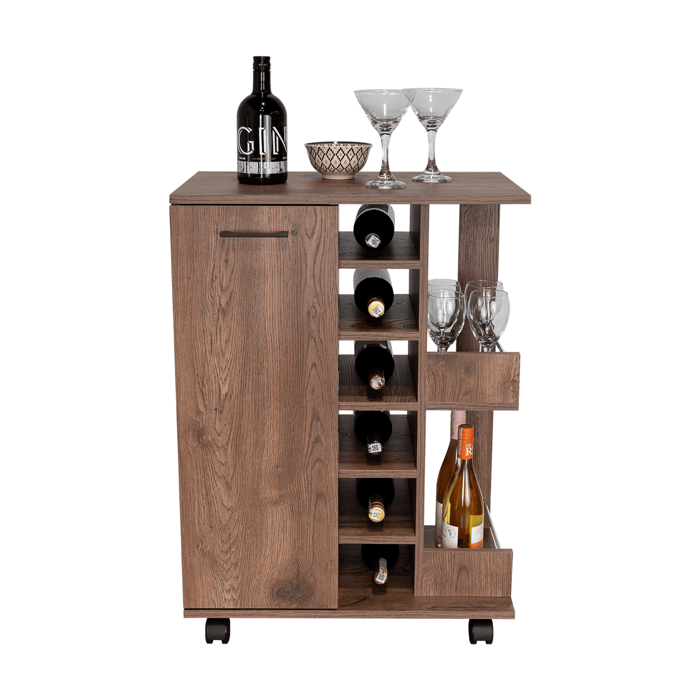 Mueble Bar Bajo Movil 82 X 60 Andorra Rta Bellota