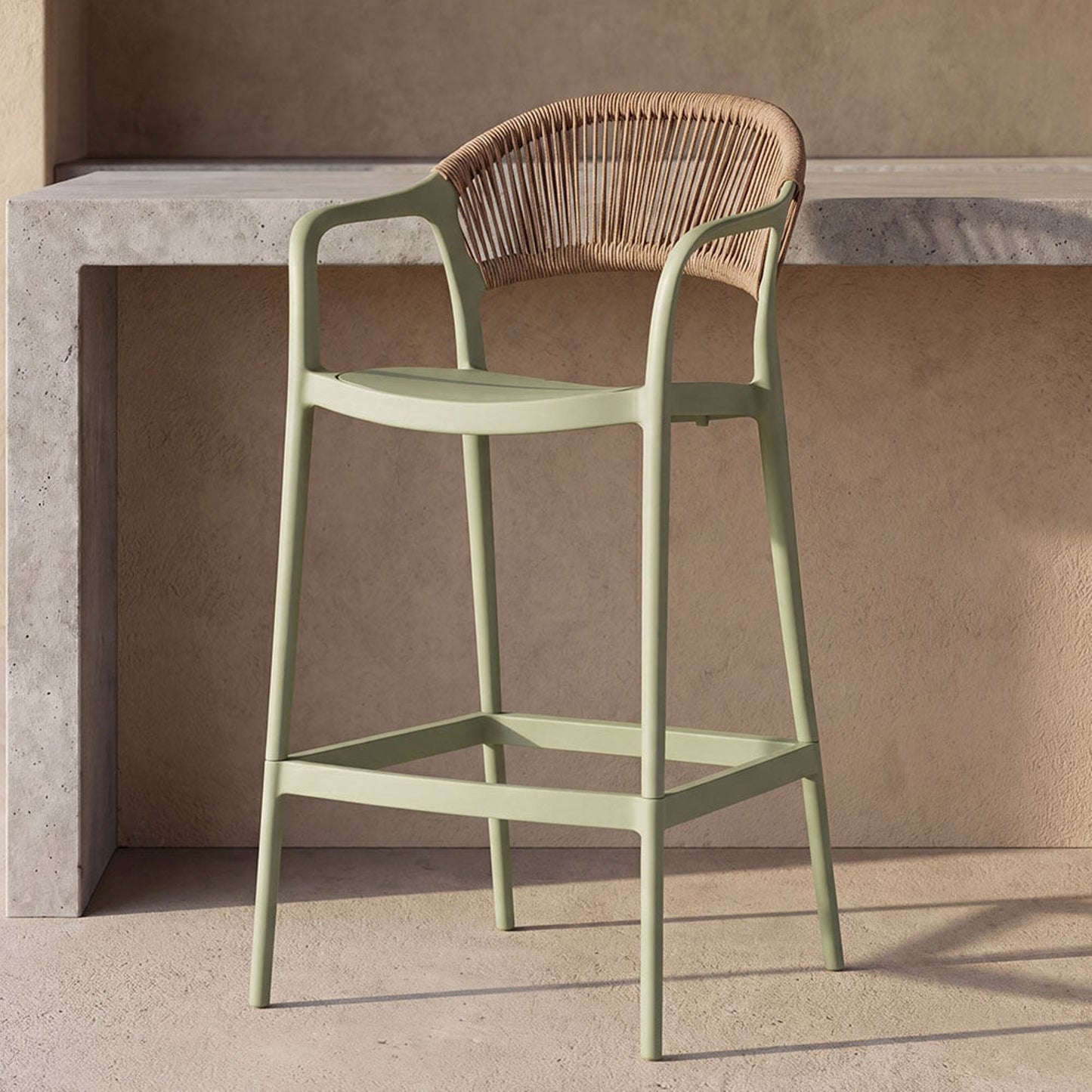 Silla Bar Bali 109X56X56 Rta Verde