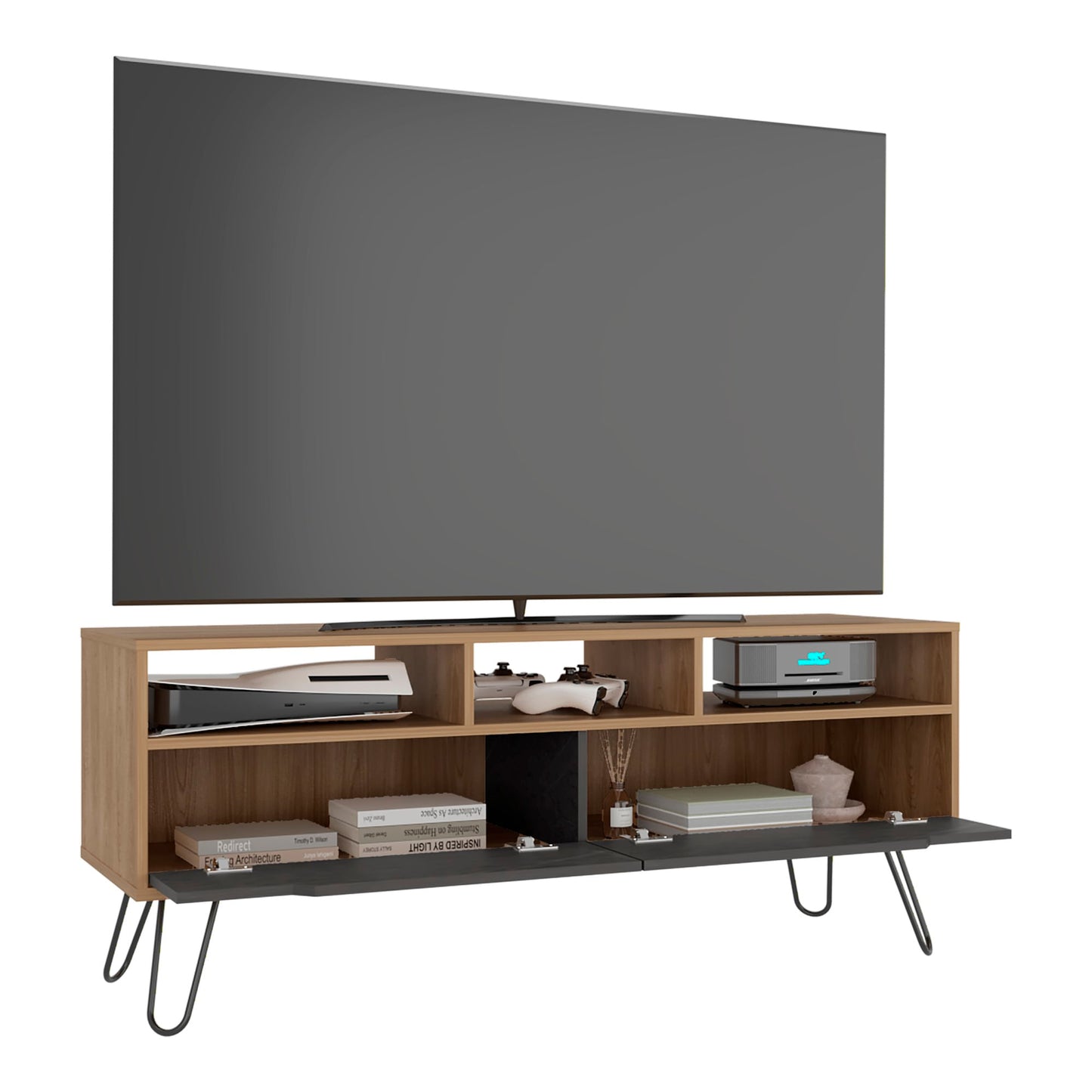 Rack Tv Monaco 60 55X137X39 Rta Fresno Onix