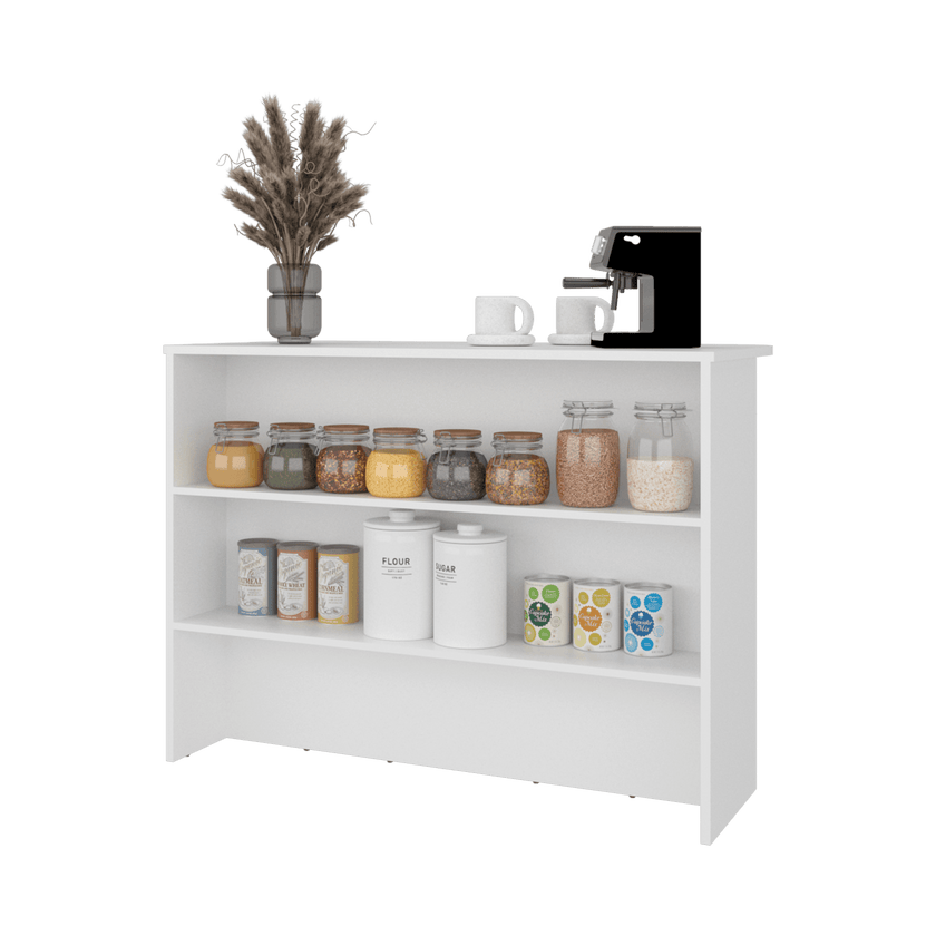 Isla De Cocina Fendi 90X120X60 Rta Blanco Zf