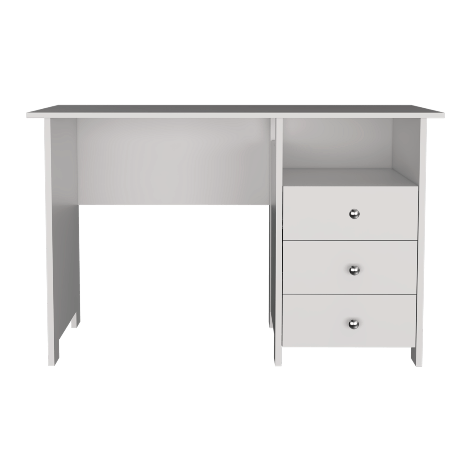 Escritorio Bianco 3 Cajones 75X120X55 Rta Blanco Zf