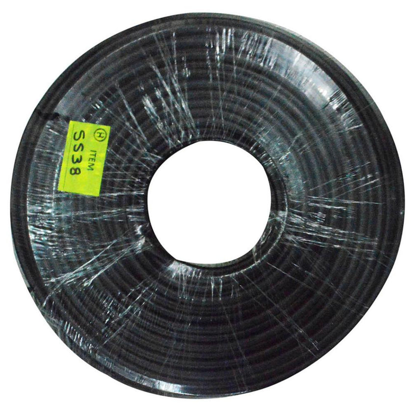 Cable Coaxial Rg6 Negro Keibol Chipa X 100 Mts Ht10123