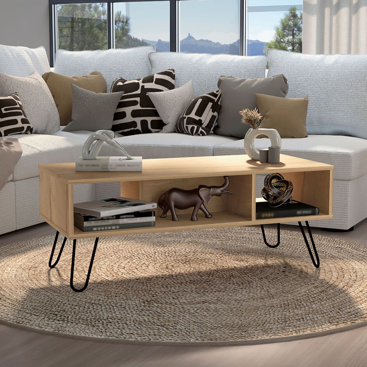 Mesa De Centro Vassel Homecollection Duna N/A