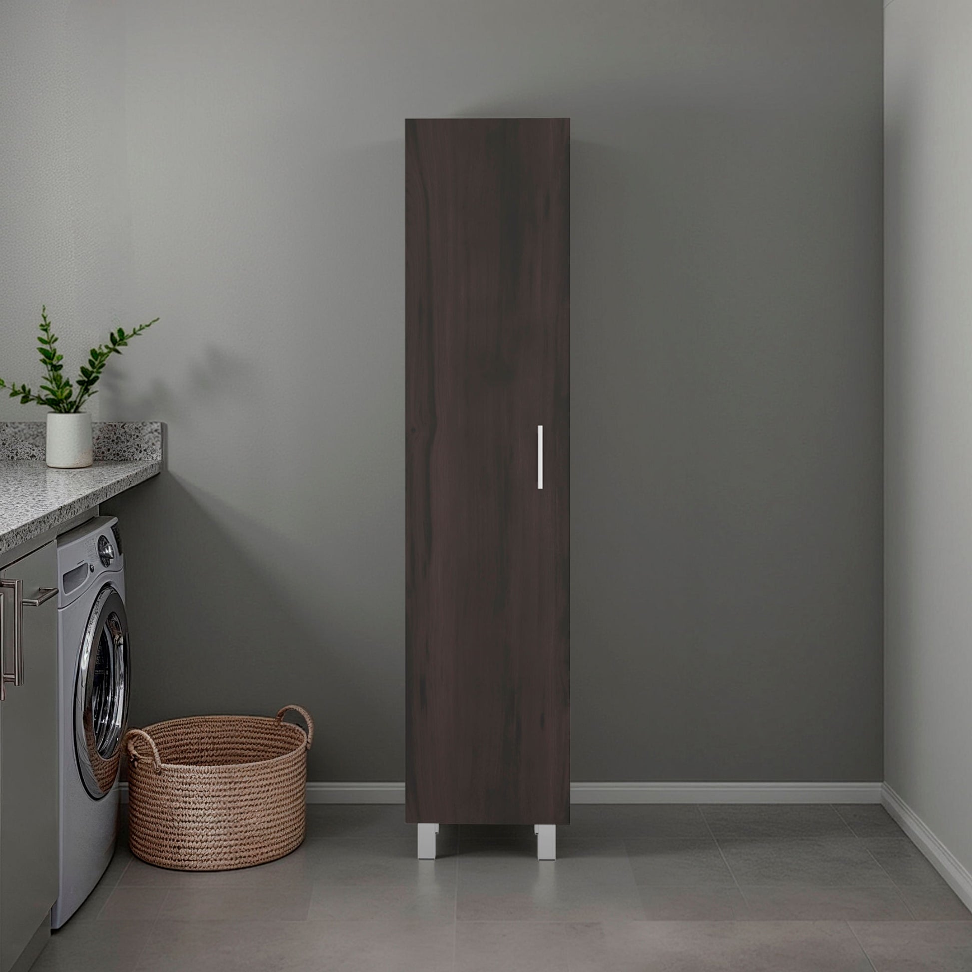 Mueble De Almacenamiento Vintro 180X40X31 Rta Kronos Nogal Zf