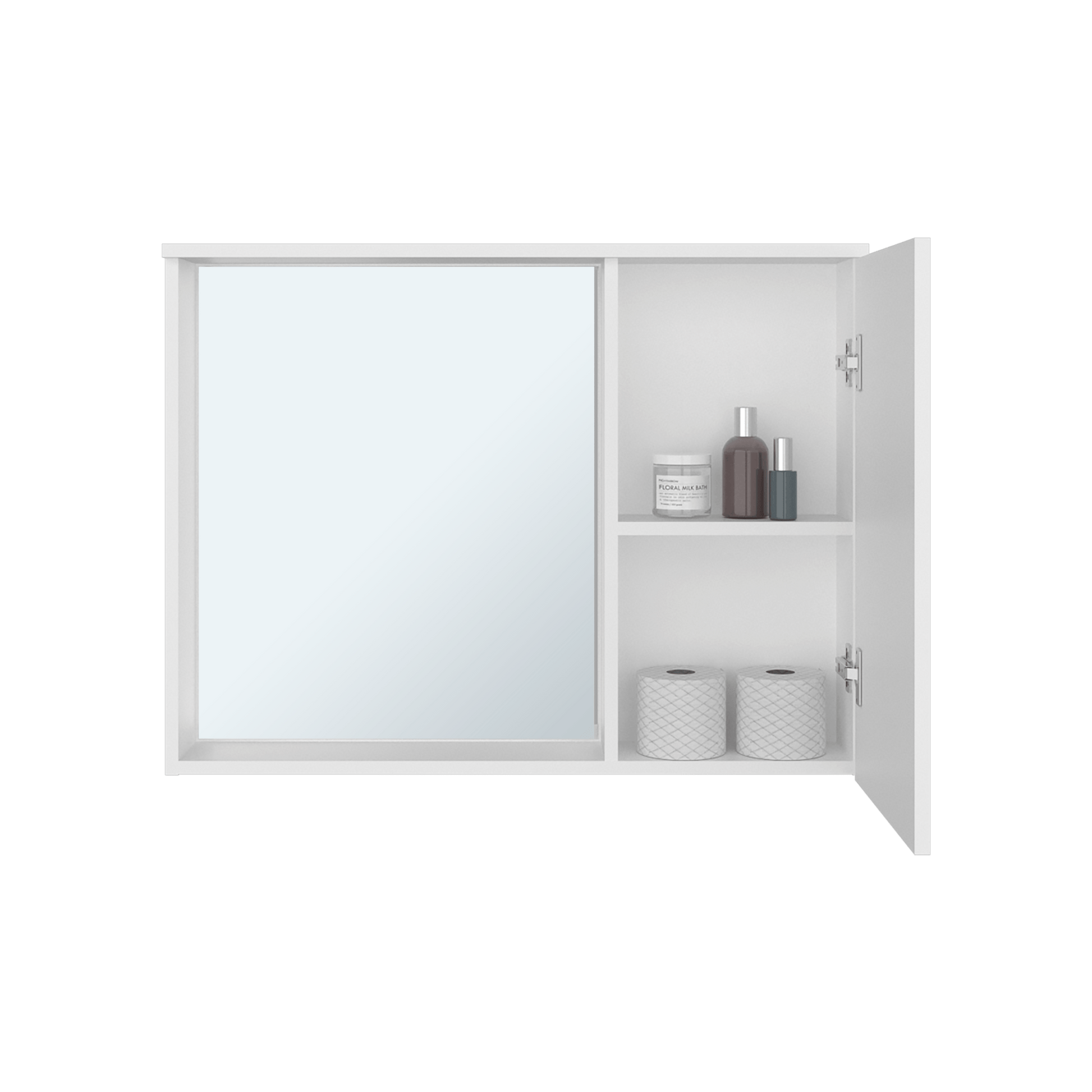 Botiquin Con Espejo Lagoa 60X79X13 Rta Kronos Zf