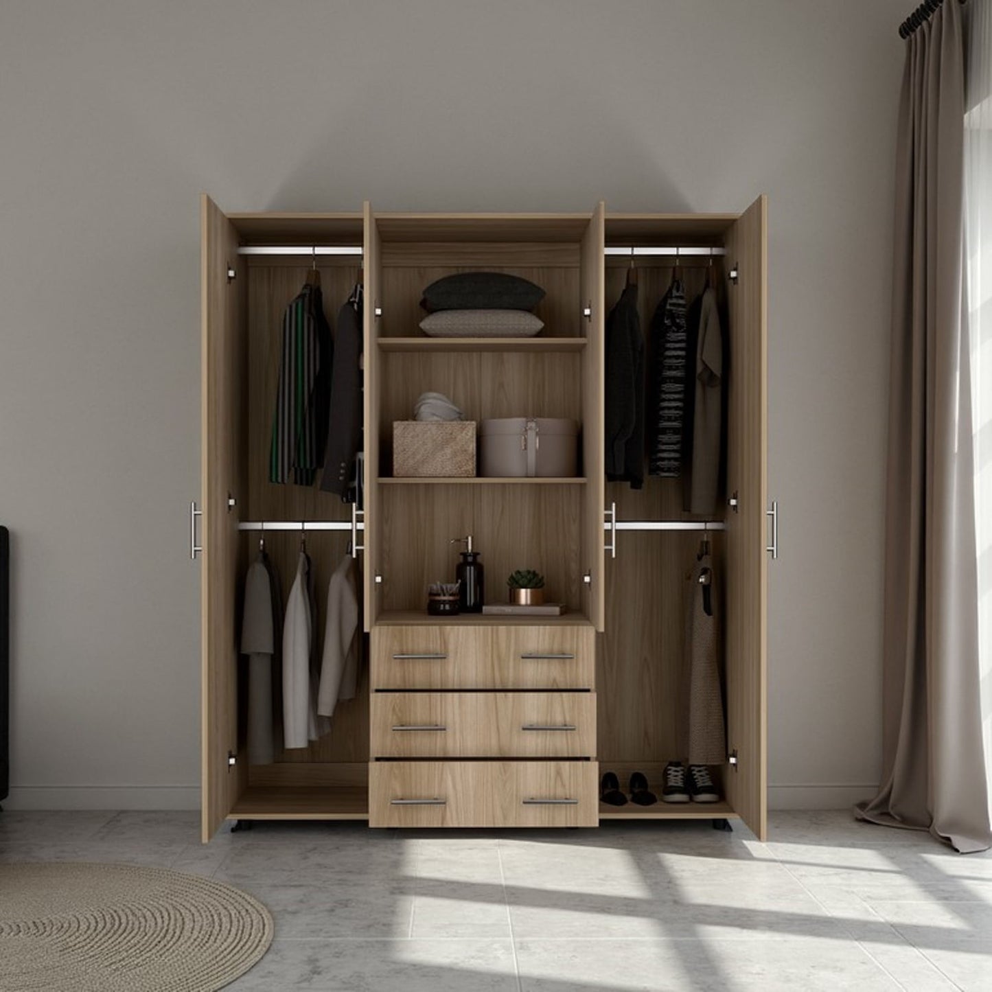 Closet Fontan 179X150X49 Rta Fresno Europeo