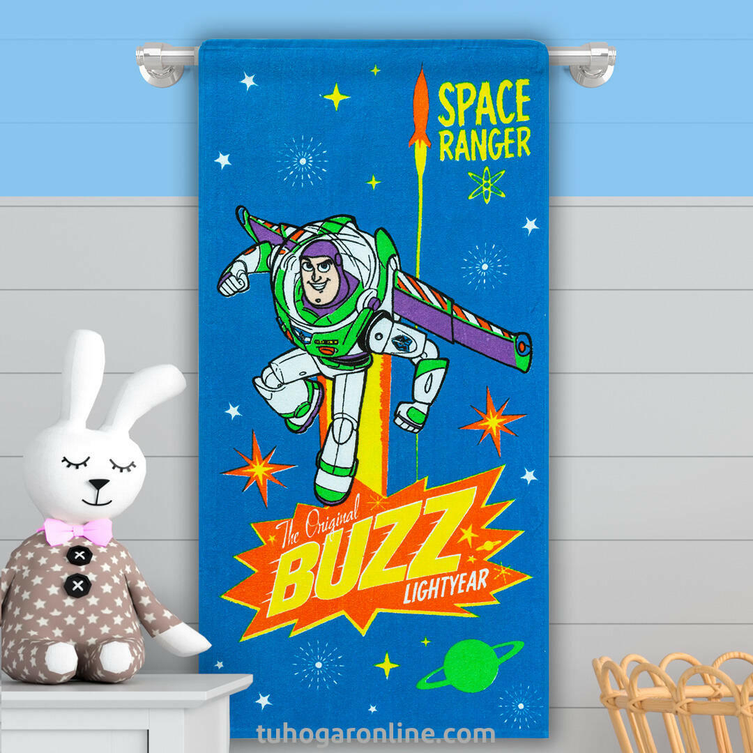 Toalla Infantil 320 Gramos Buzz Lightyear Guardián Especial Absorbente