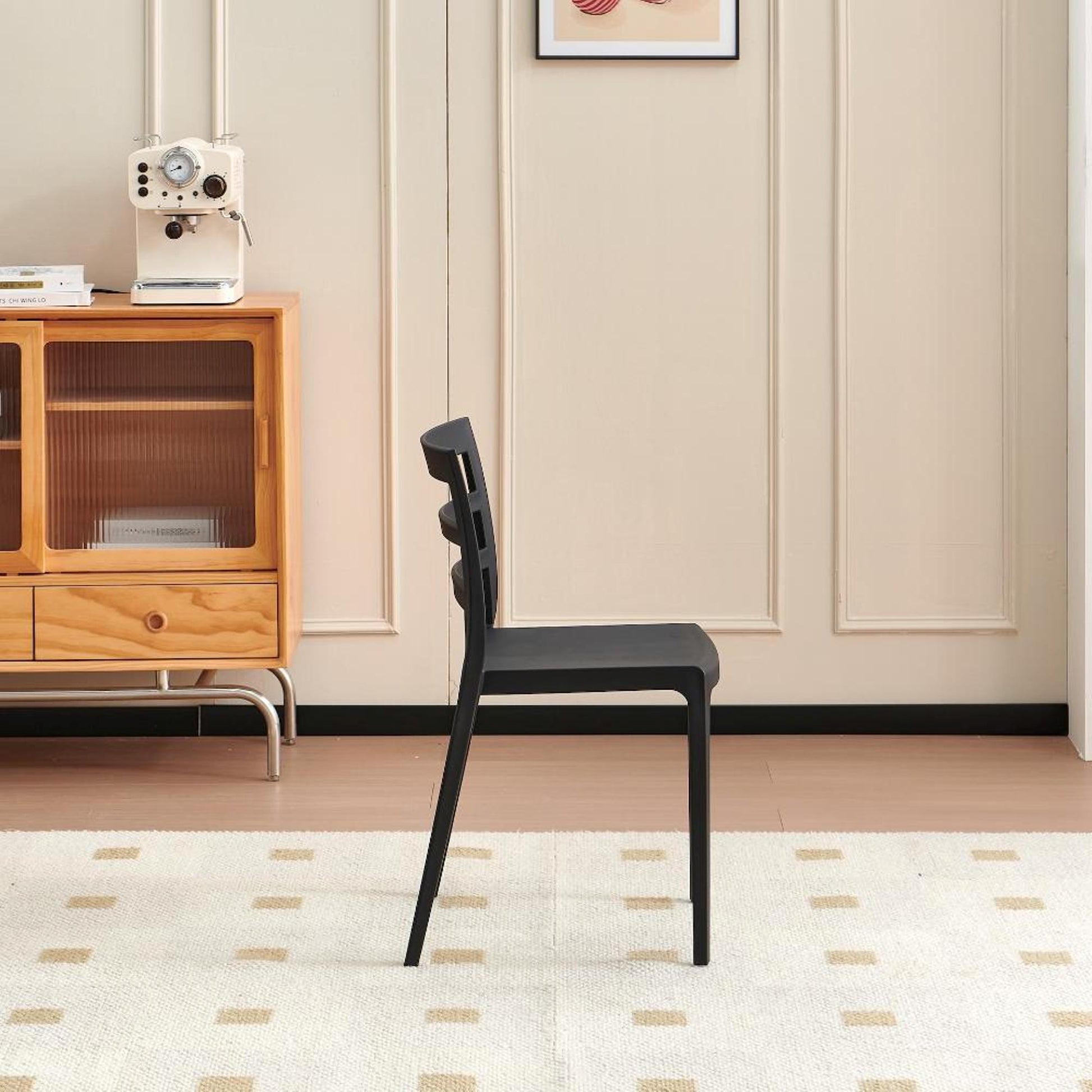 Silla New York 79X39X41 Rta Negro