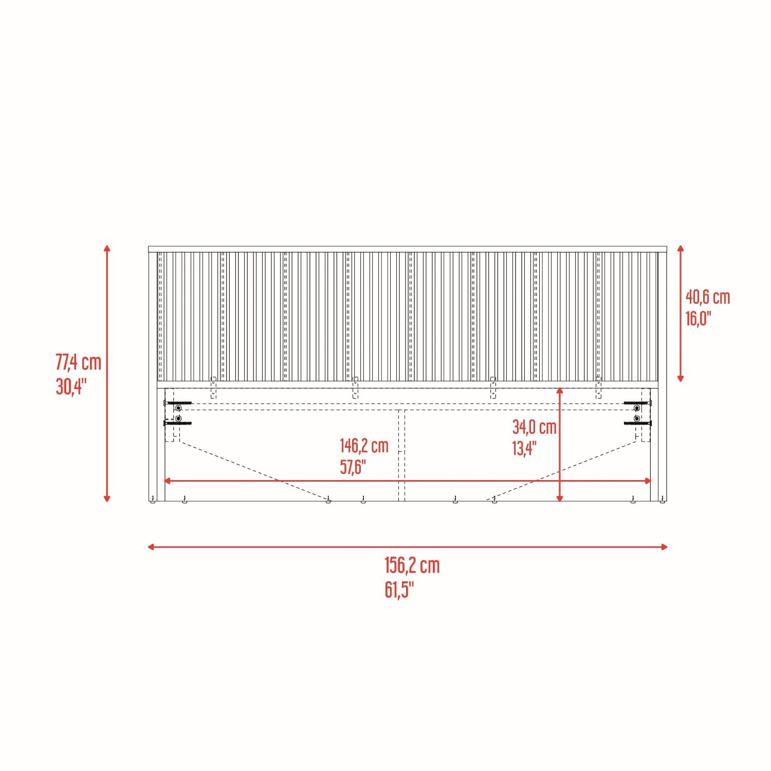 Cama 140 Wanda 77,4X156,2X200,9 Rta Fresno Roble Natural
