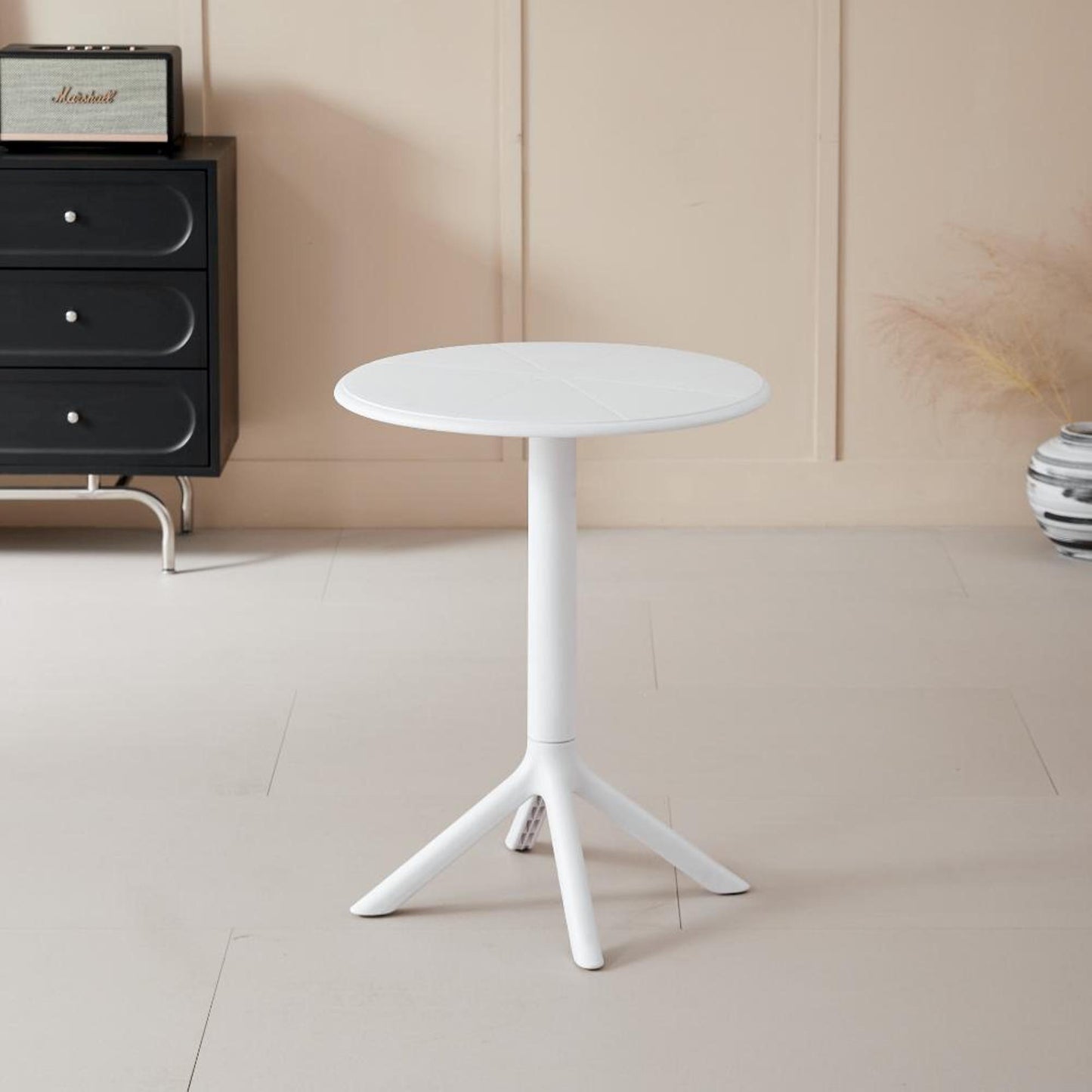 Mesa Redonda 75X60X75 Rta Blanco