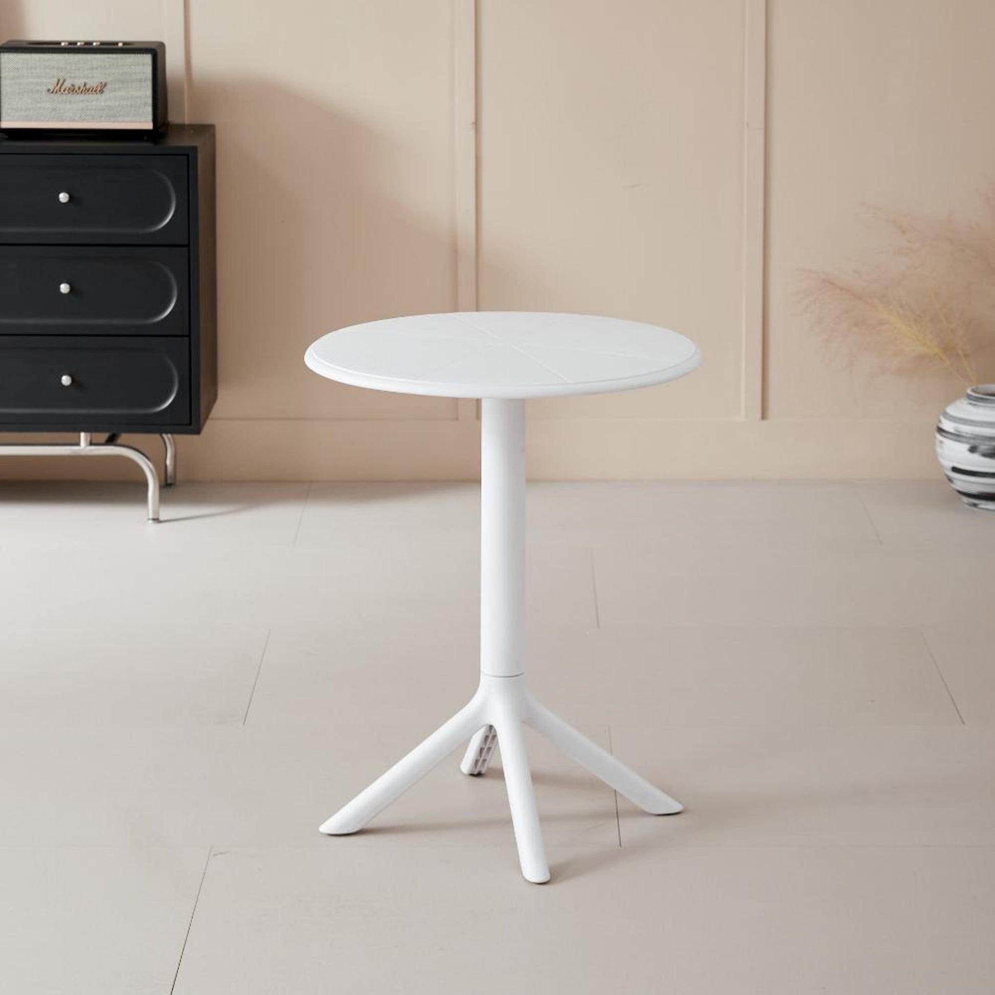 Mesa Redonda 75X60X75 Rta Blanco