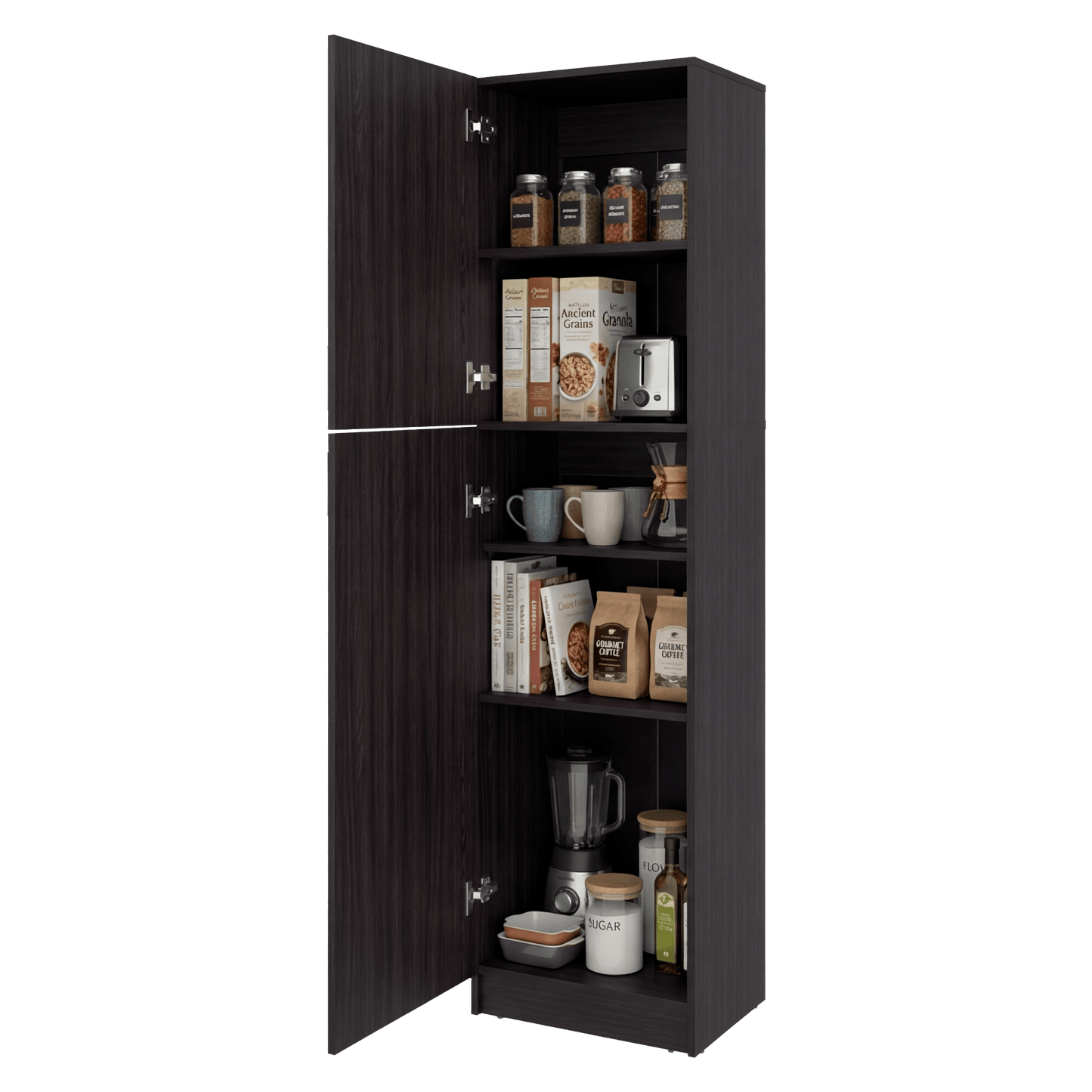 Alacena Lowell 179X46X36 Rta Wengue Zf