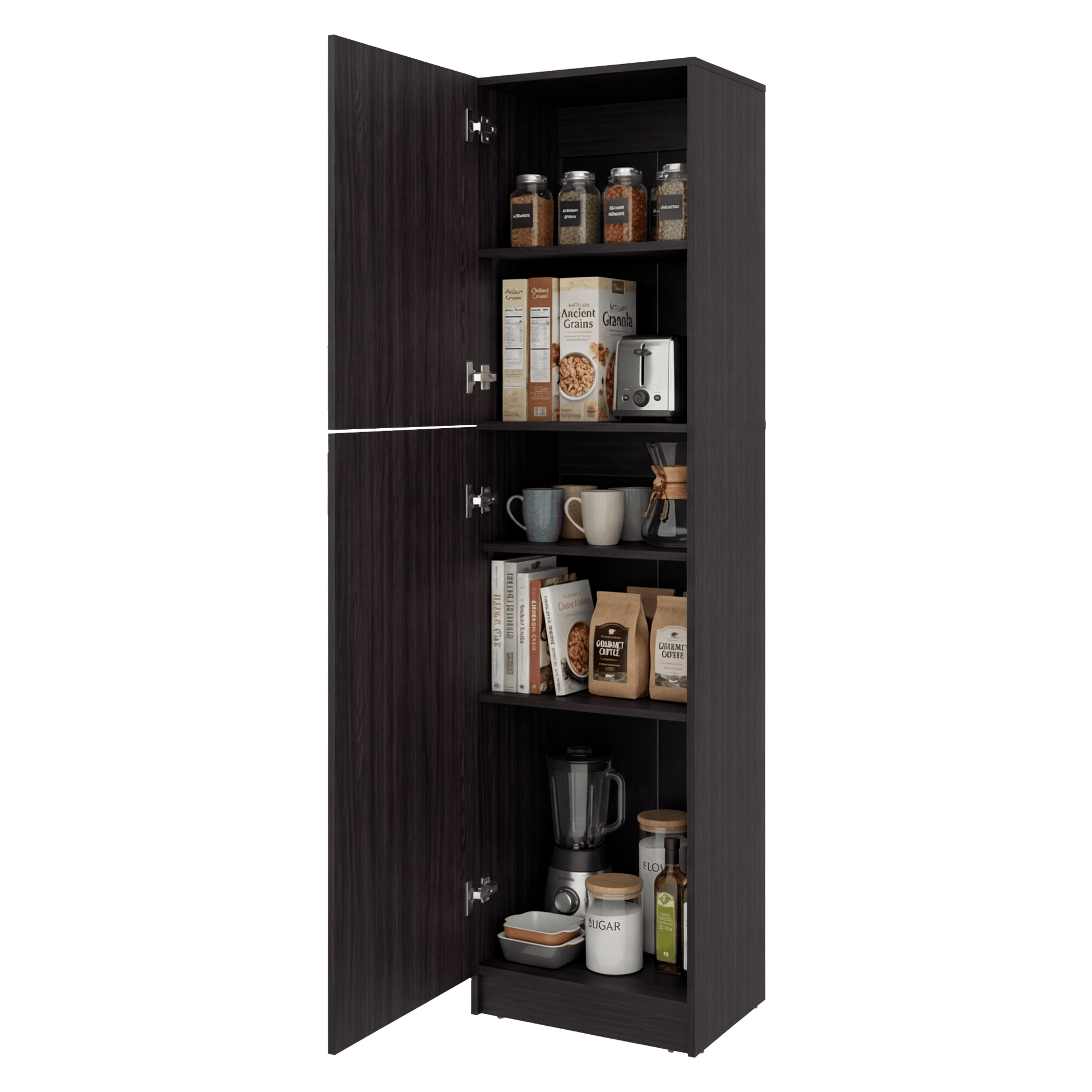 Alacena Lowell 179X46X36 Rta Wengue Zf