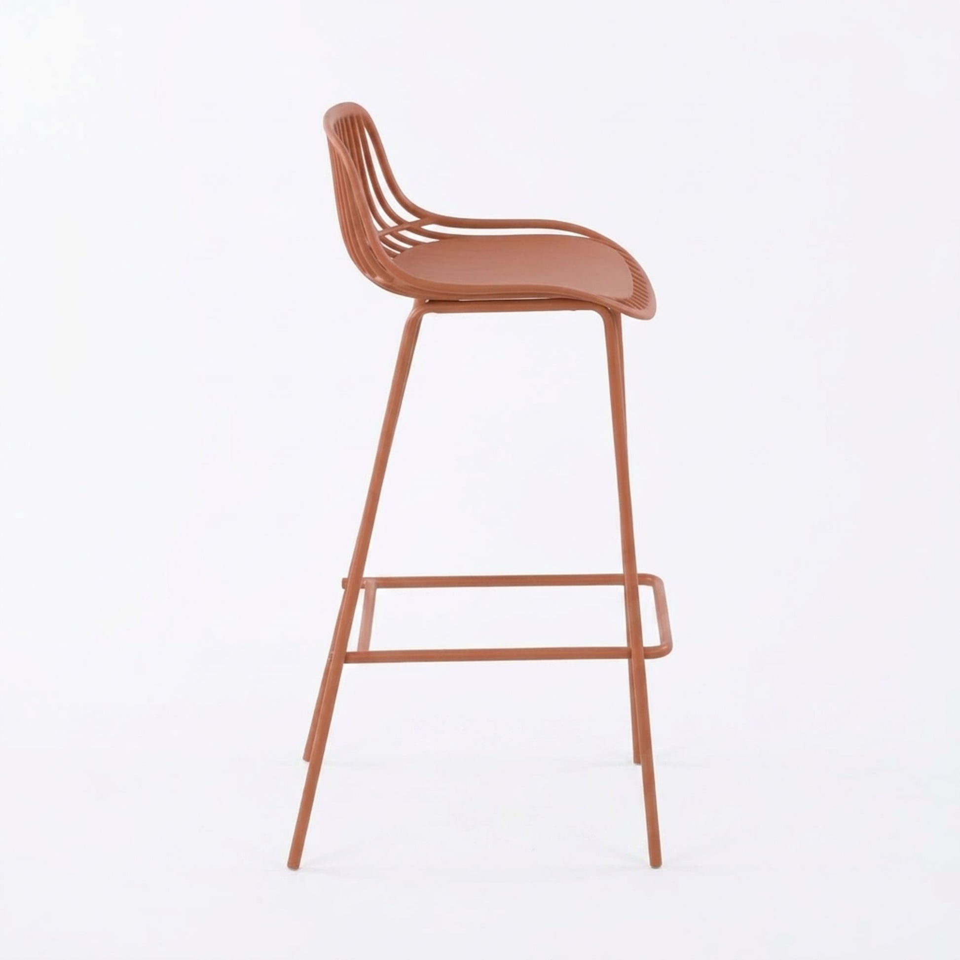 Silla Bar Tulum 97X41X51 Rta Terracota