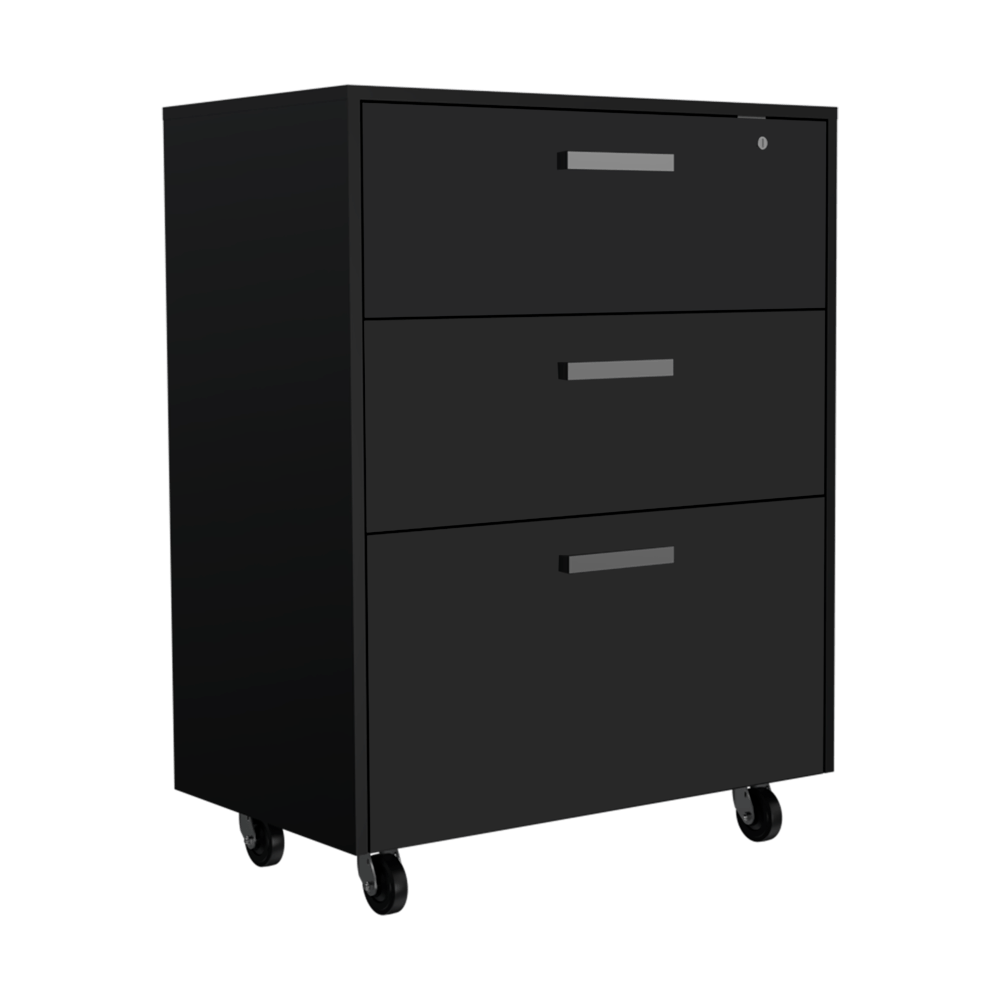 Gabinete Bajo 3 Cajones 90X70X40 Rta Wengue Zf