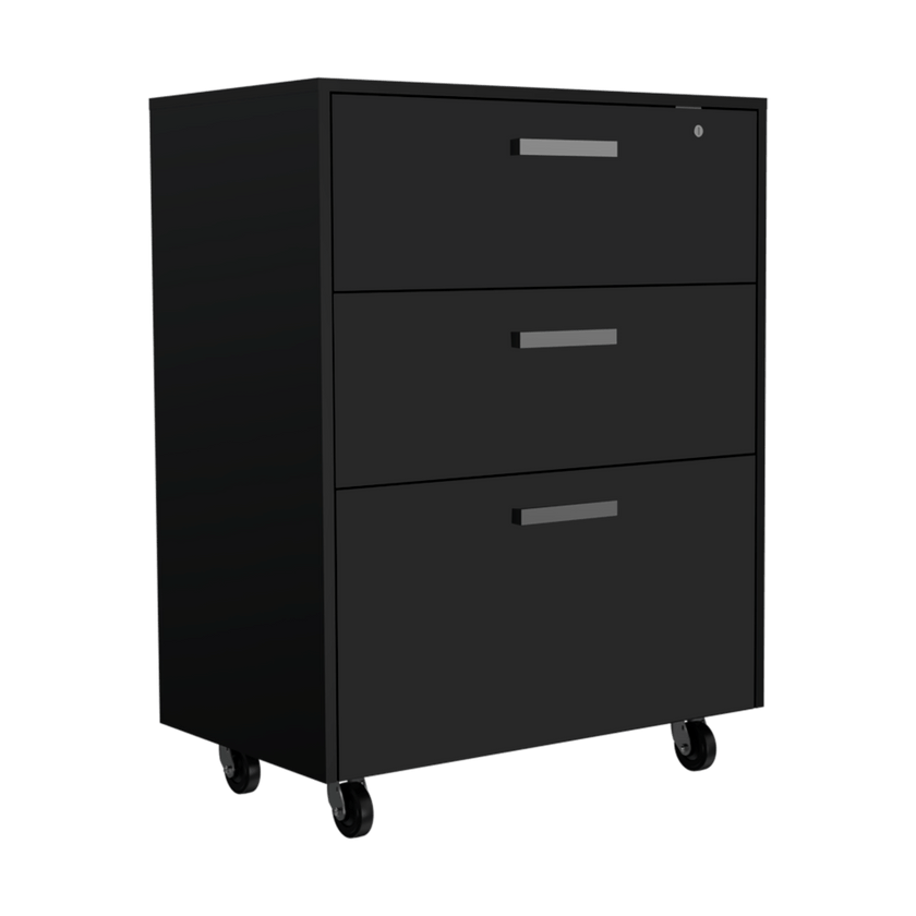 Gabinete Bajo 3 Cajones 90X70X40 Rta Wengue Zf